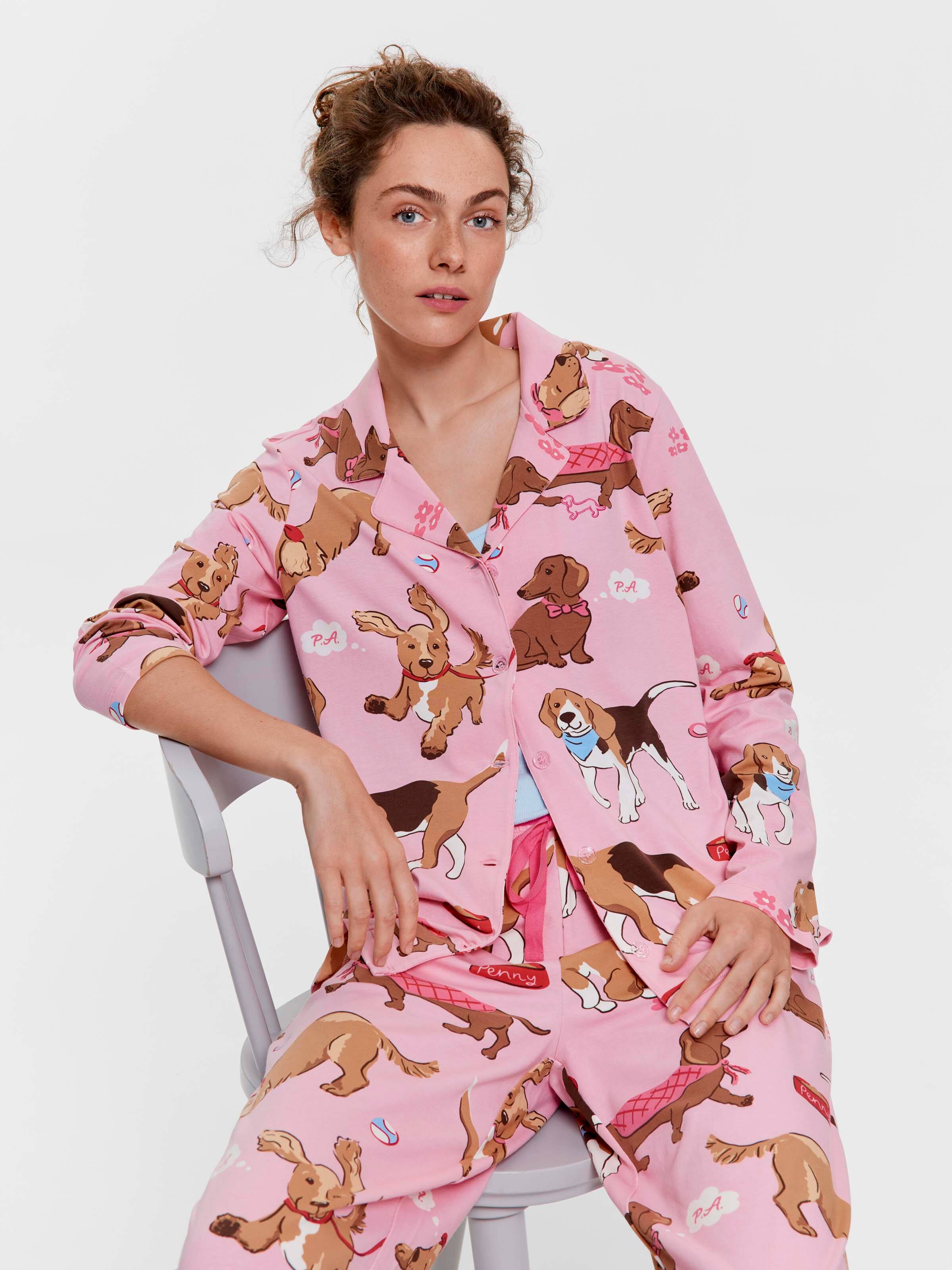 I Like Big Pups Long Pj Set