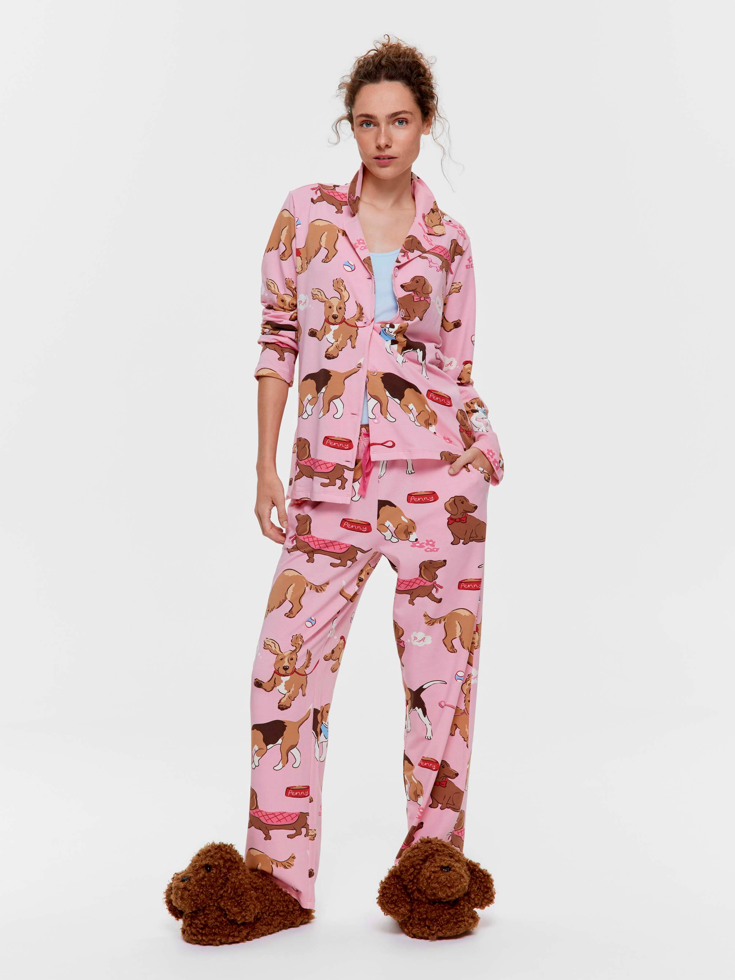 I Like Big Pups Long Pj Set