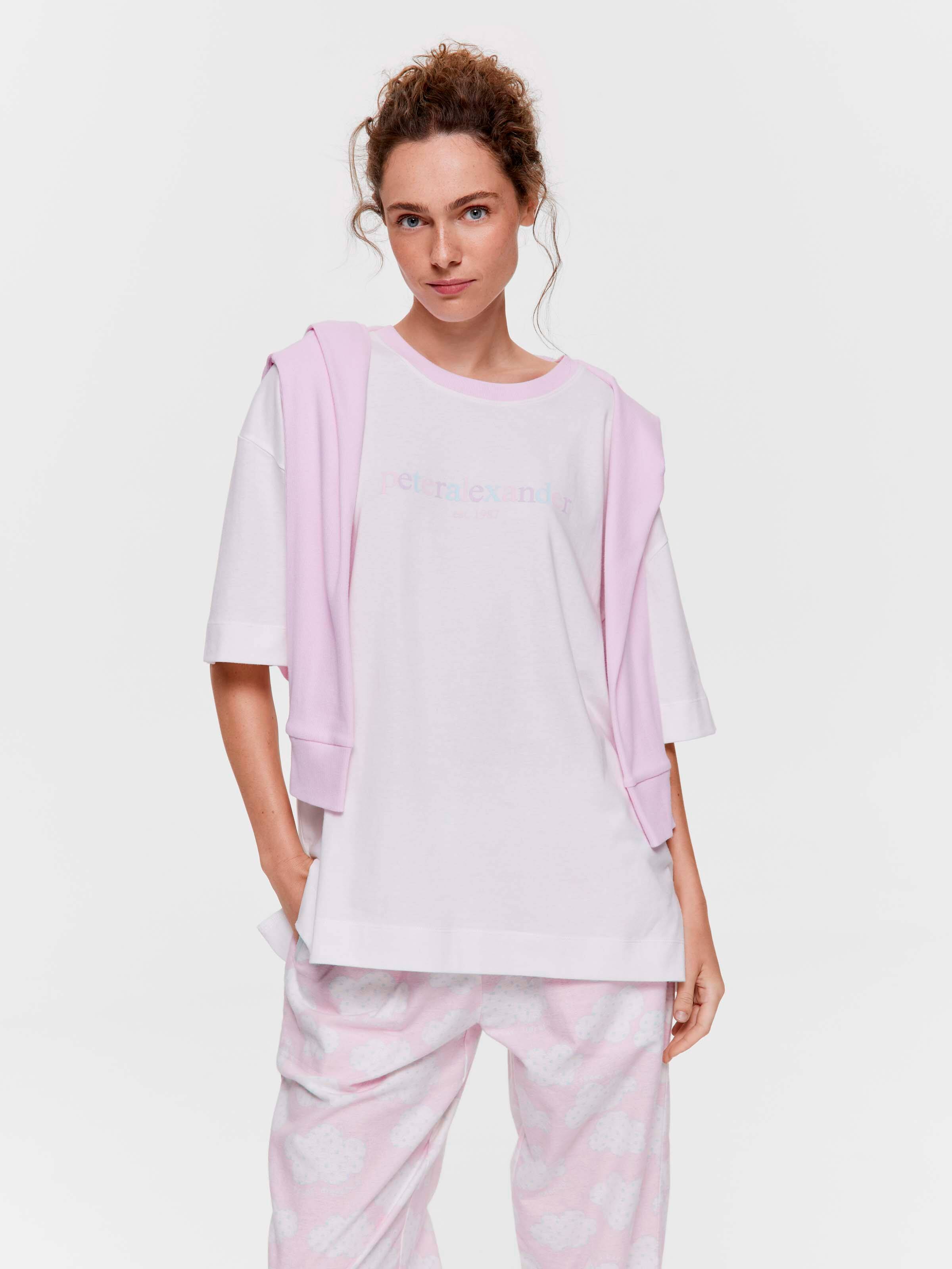 Cream Heritage Oversized Tee