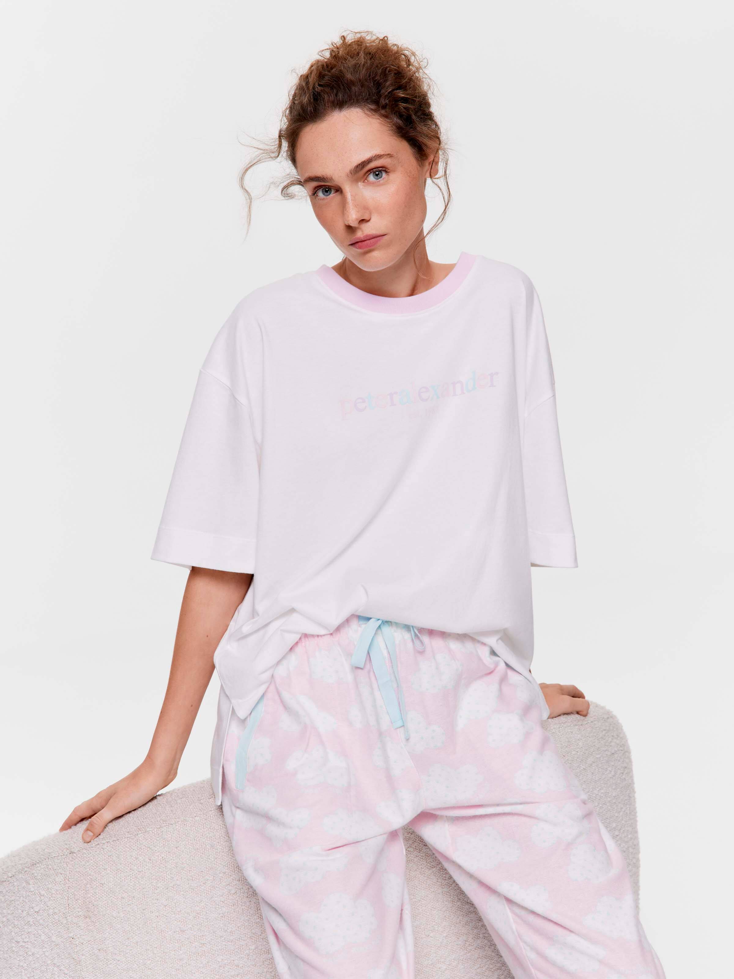 Cream Heritage Oversized Tee