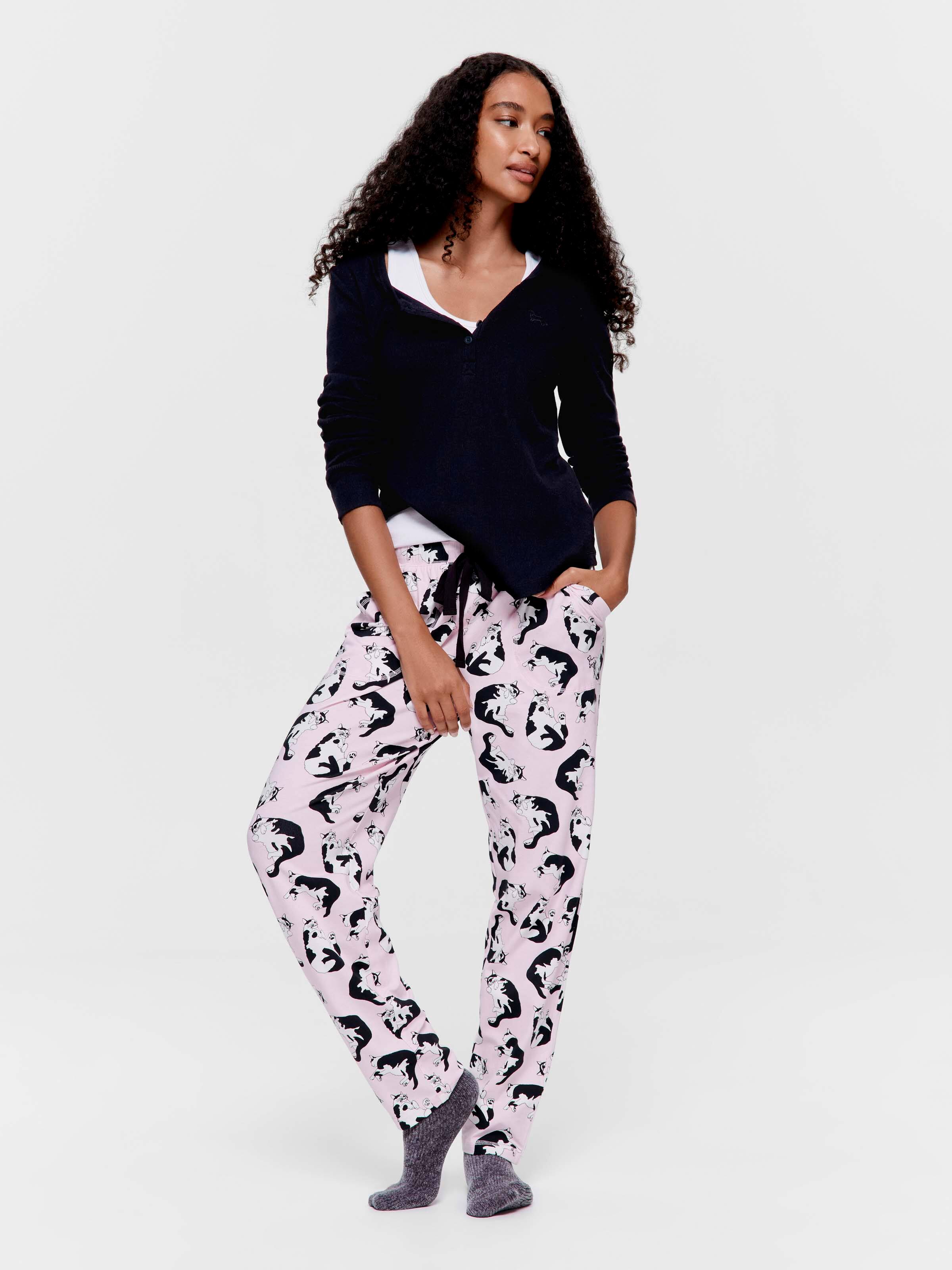 Cats Rule Tapered Pj Pant