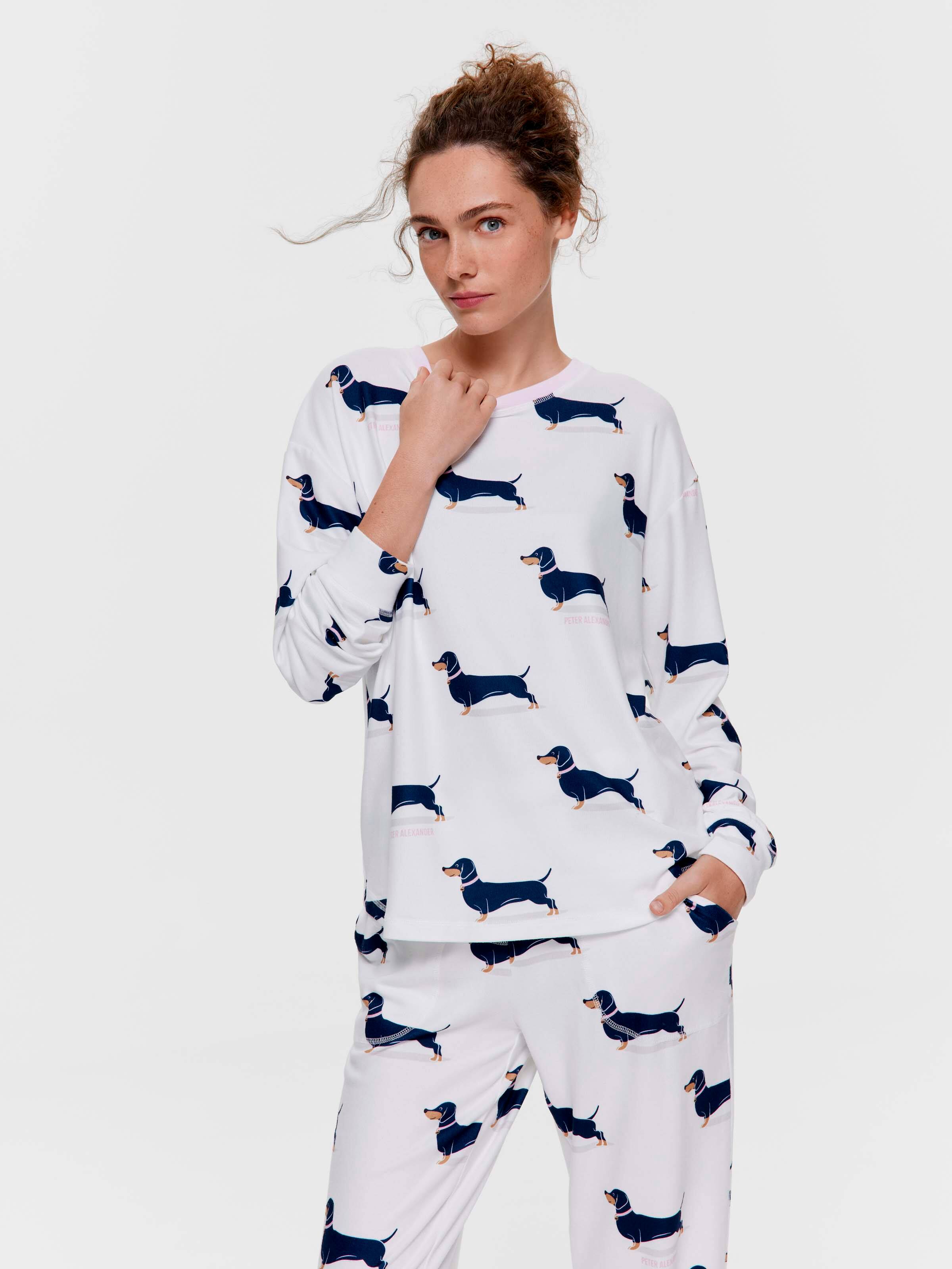 Dachshund Plush Long Sleeve Top