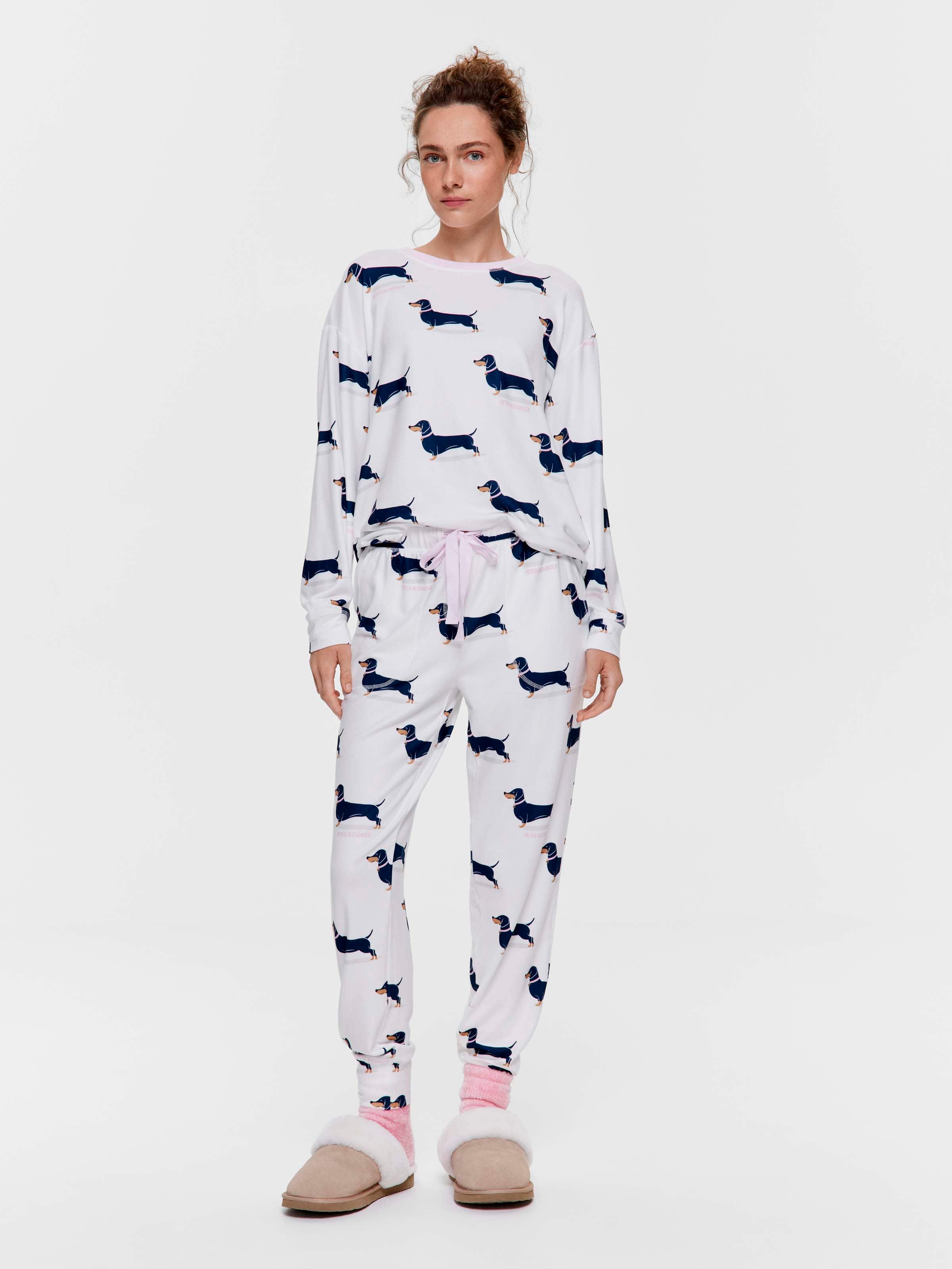 Dachshund Plush Easy Pj Pant