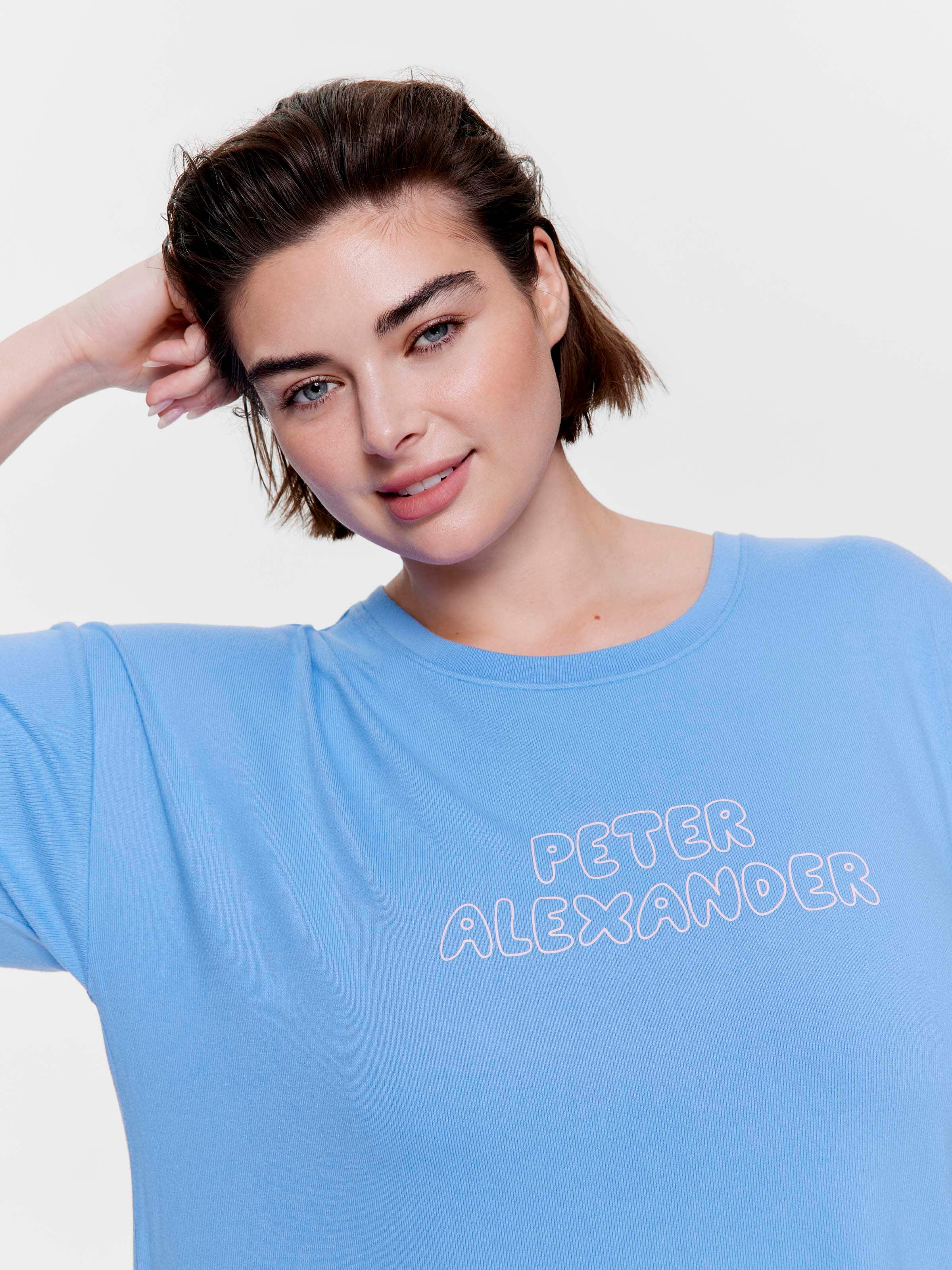 P.A. Plus Blue Branded Plush Tee