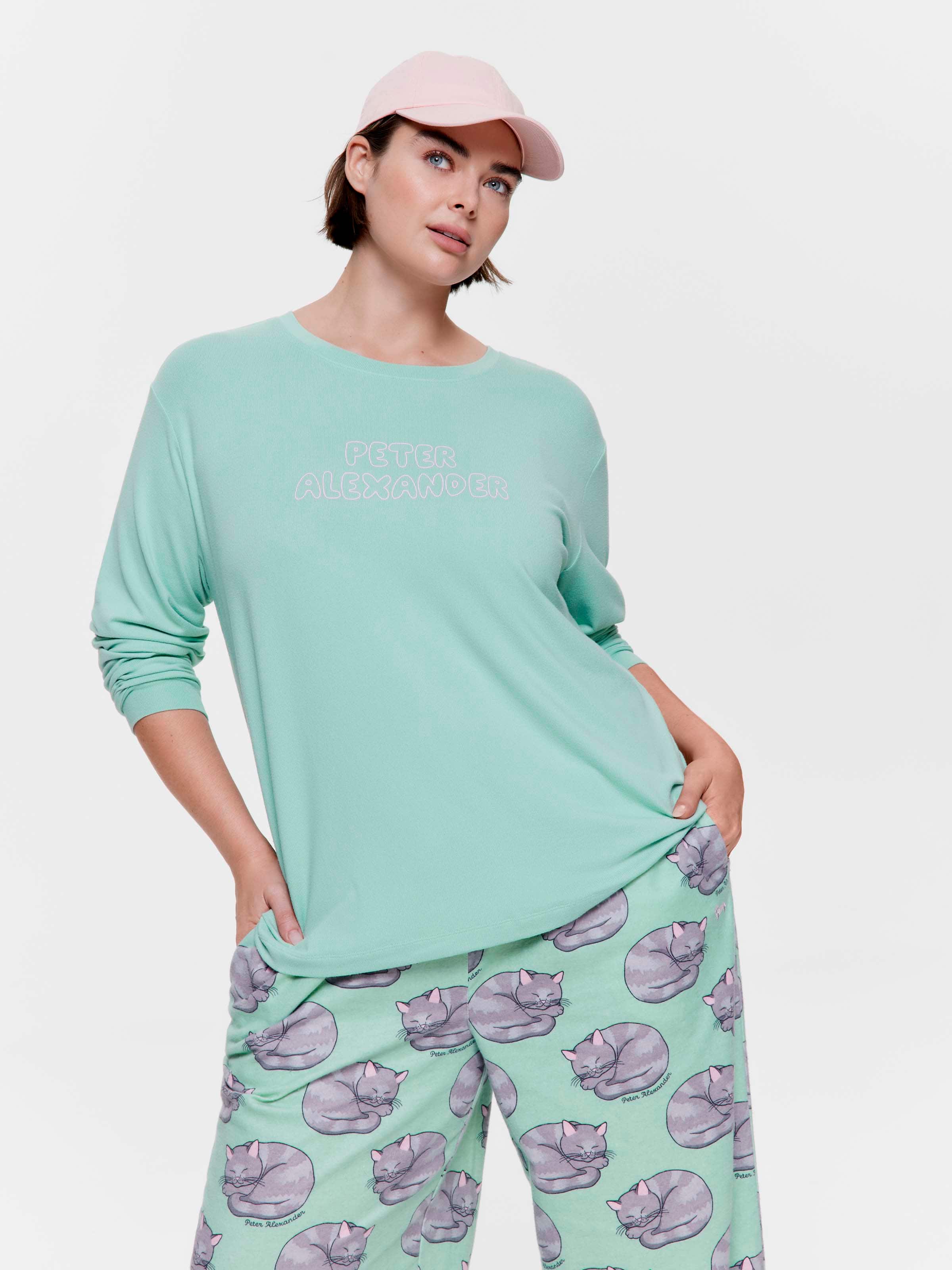 P.A. Plus Sage Logo Plush Sweater