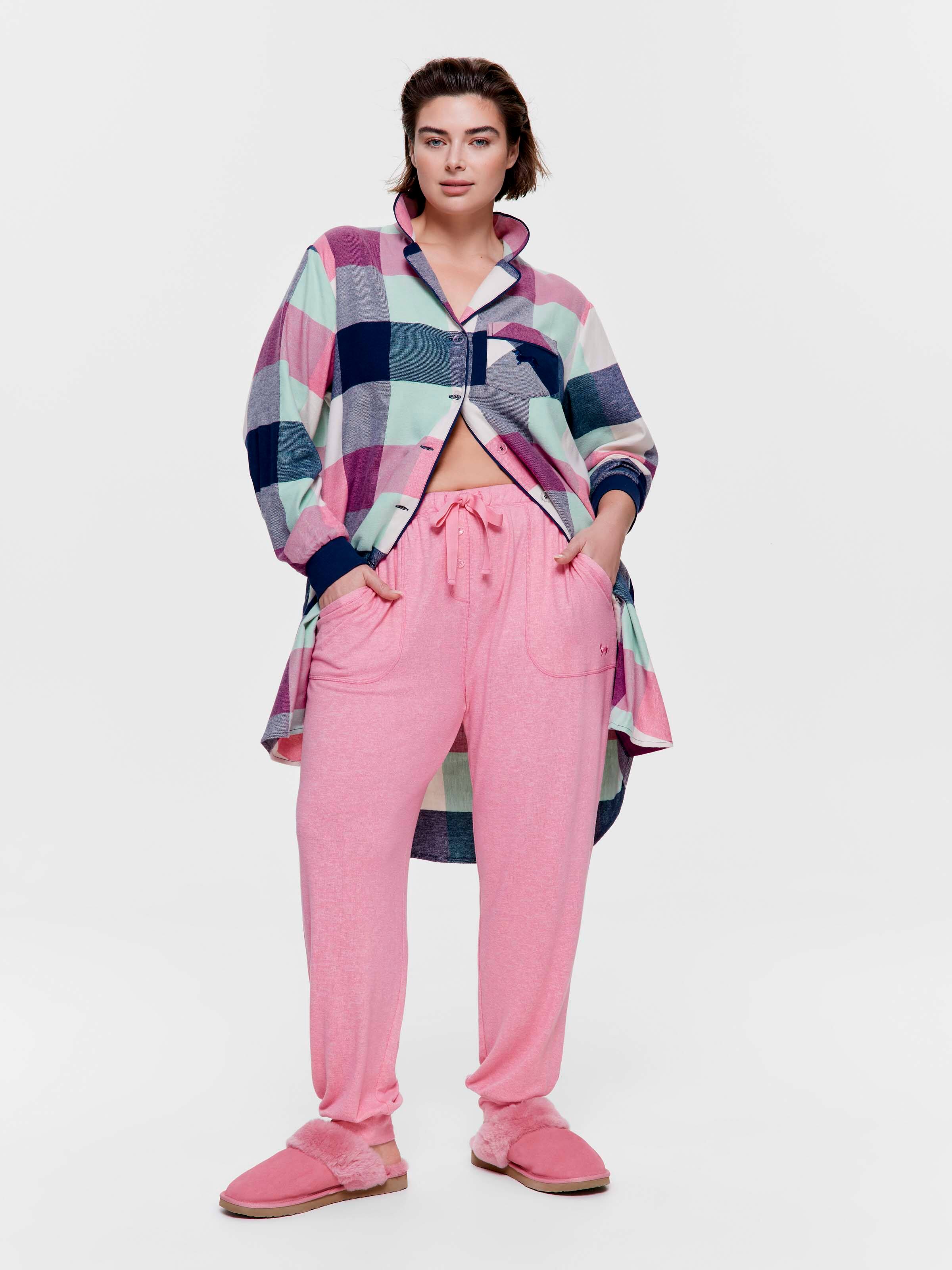 P.A. Plus Watermelon Fuzzy Easy Pj Pant