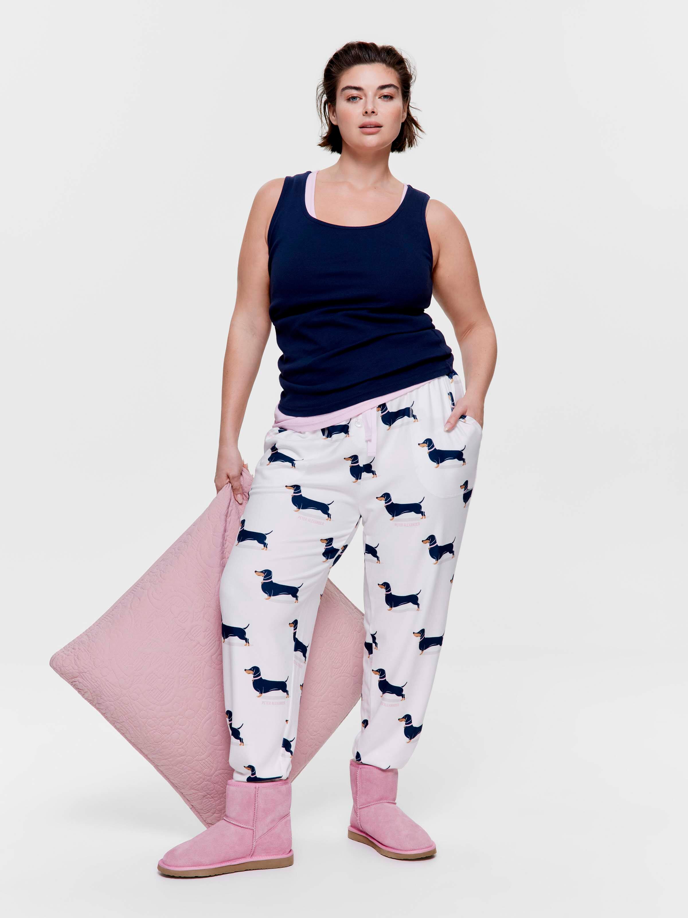 P.A. Plus Dachshund Plush Easy Pj Pant