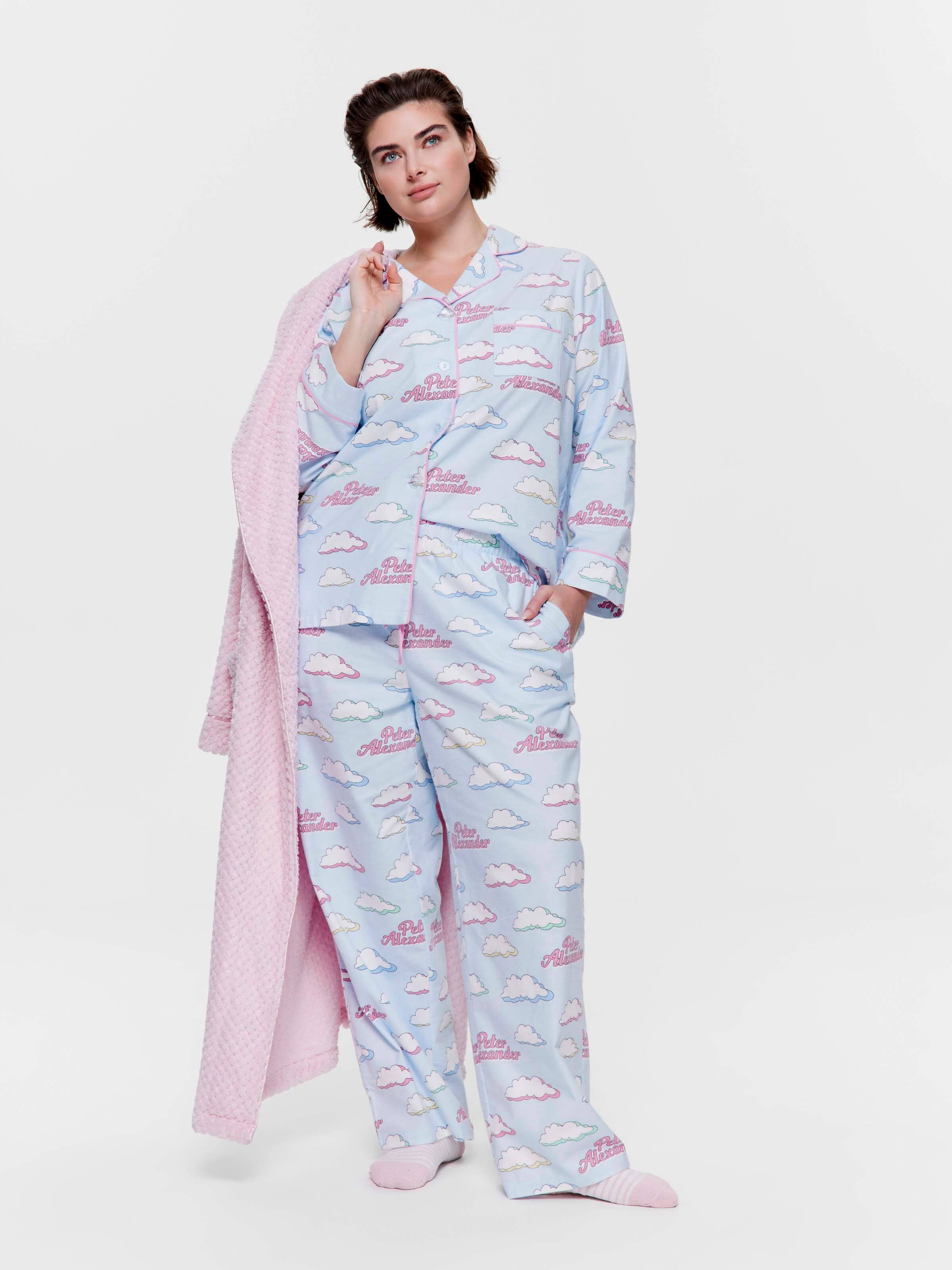 P.A. Plus Cloud 100% Cotton Flannelette Classic Pj Set