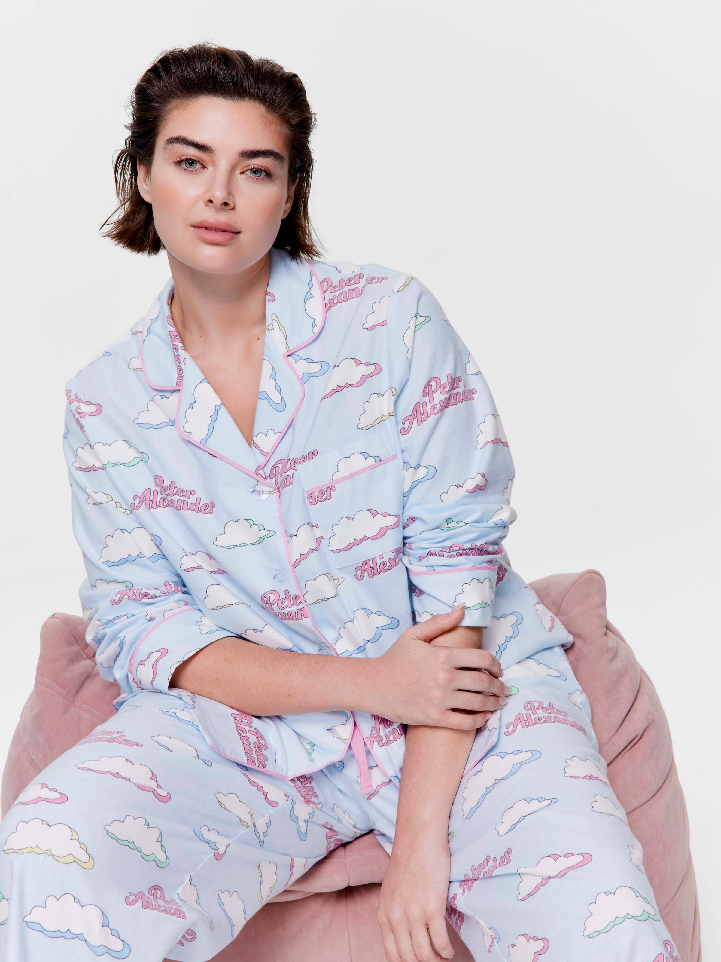 P.A. Plus Cloud 100% Cotton Flannelette Classic Pj Set