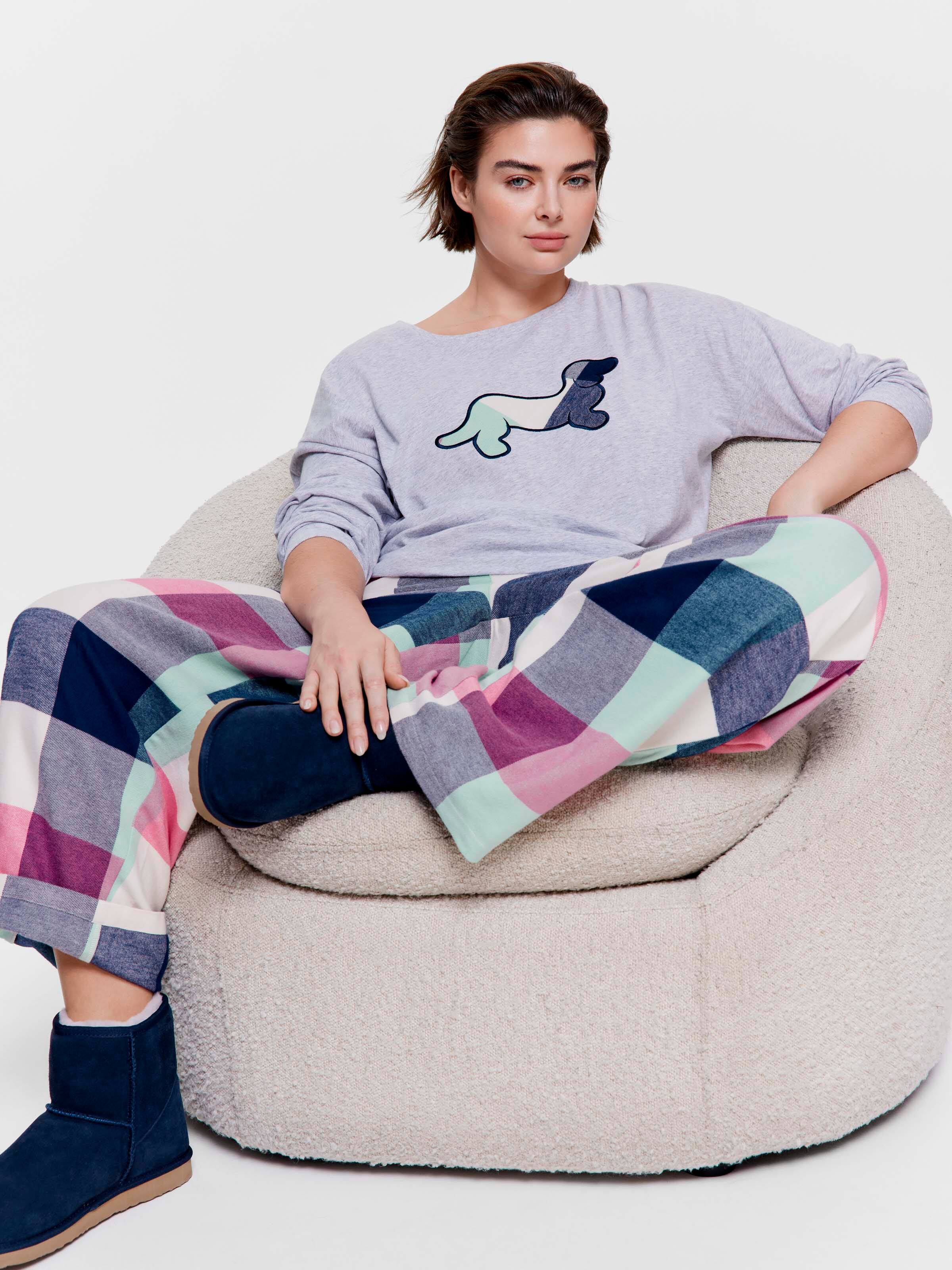 P.A. Plus Buffalo Check 100% Cotton Flannelette Classic Pj Pant