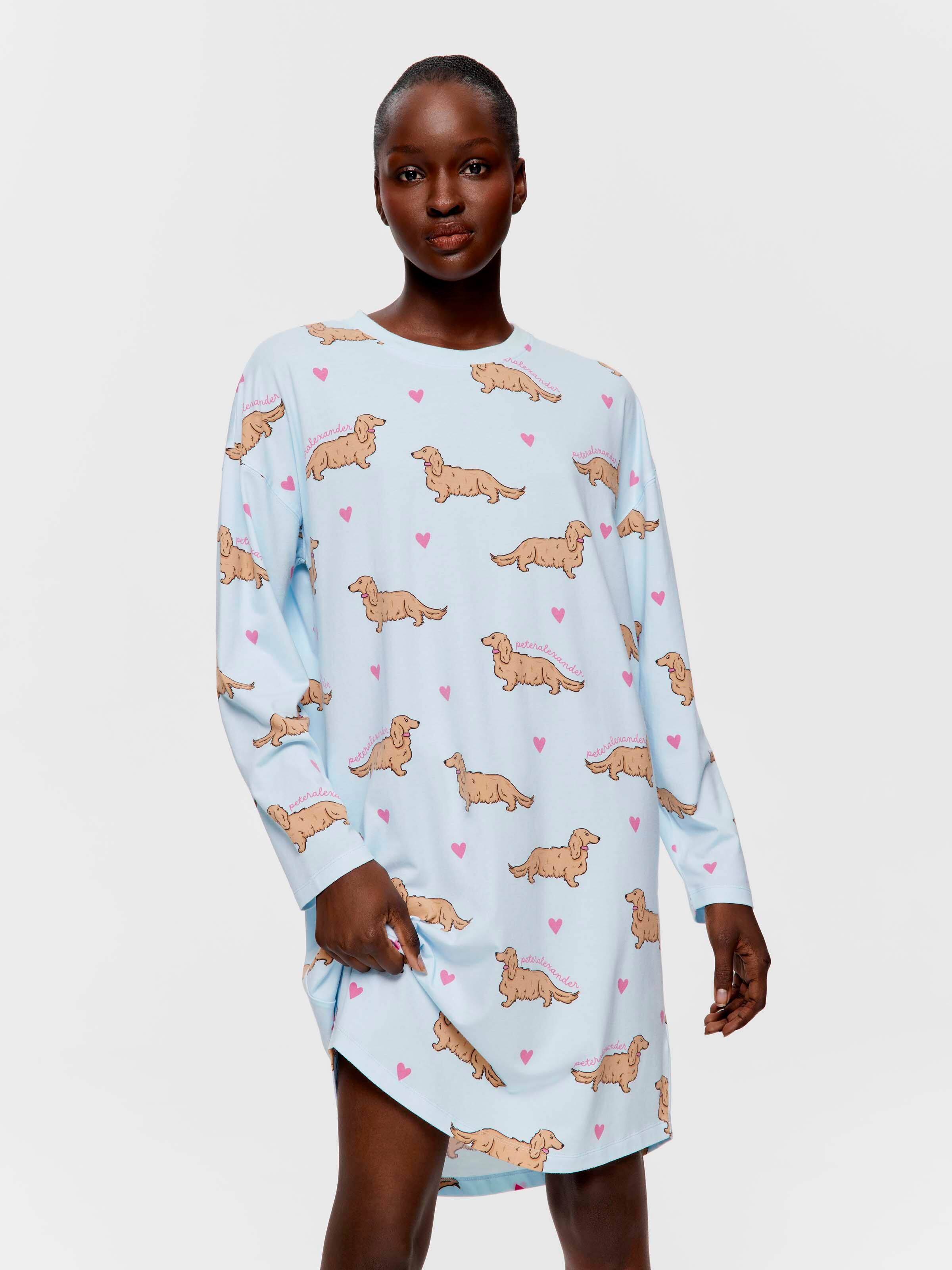 Dachshund Love Long Sleeve Nightie
