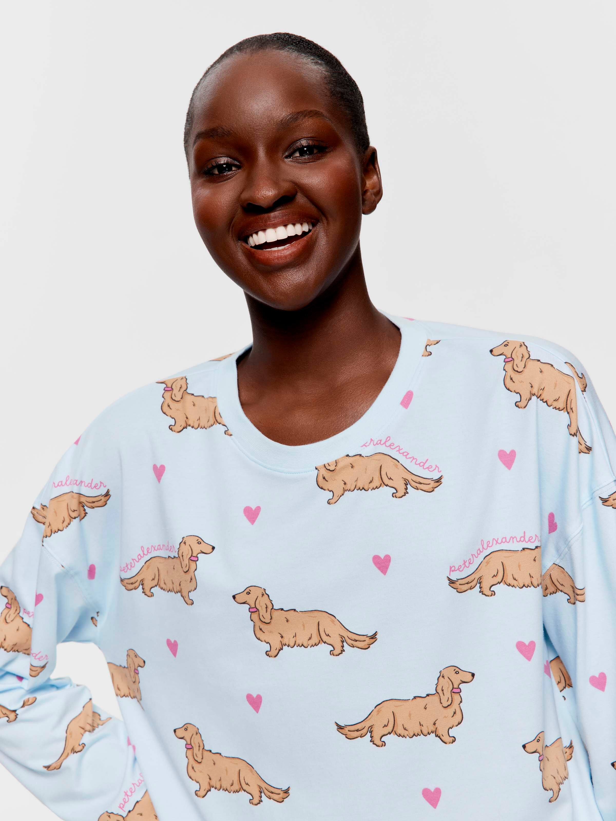 Dachshund Love Long Sleeve Nightie
