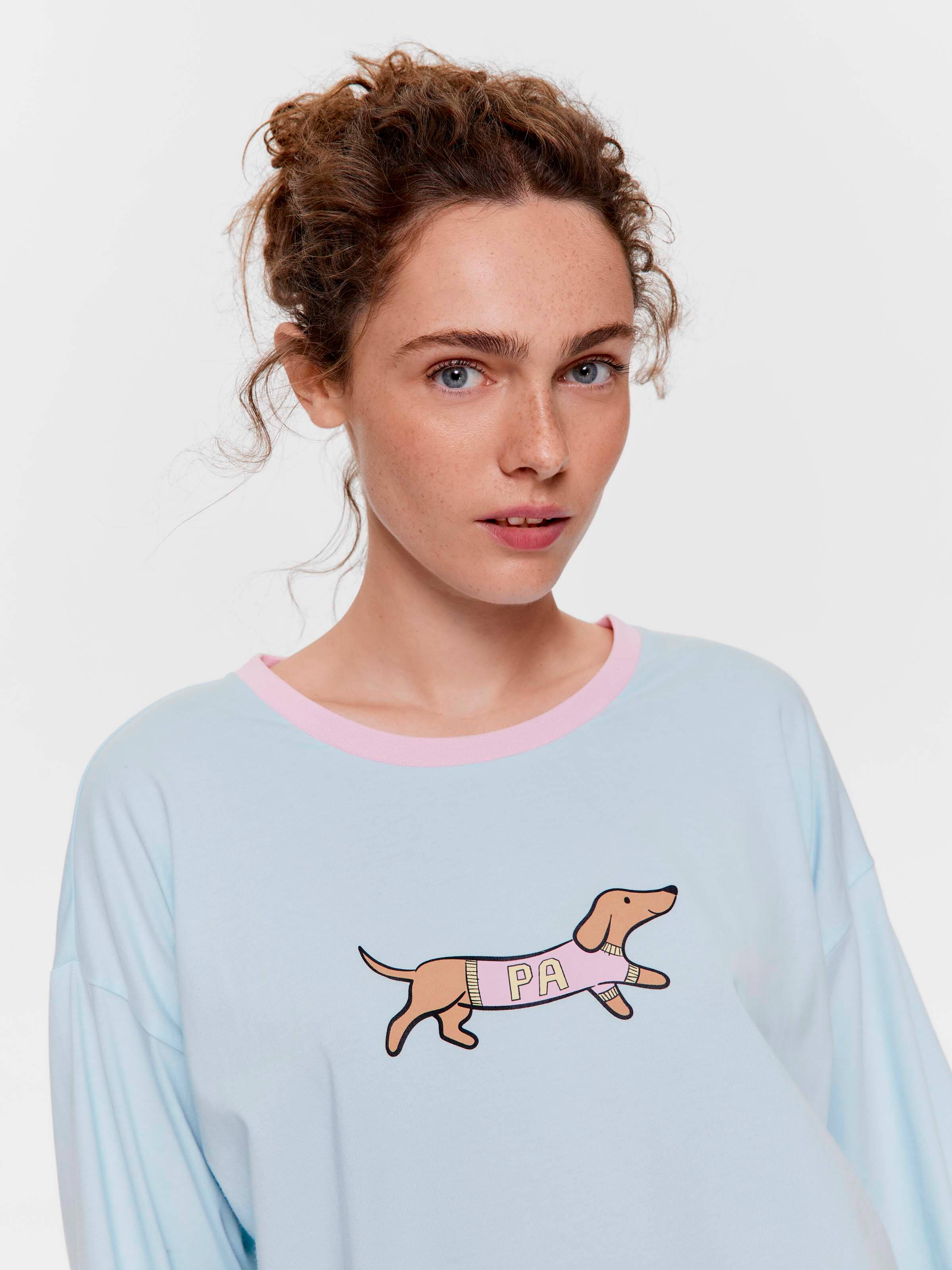 Sporty Penny 100% Cotton Long Sleeve Top