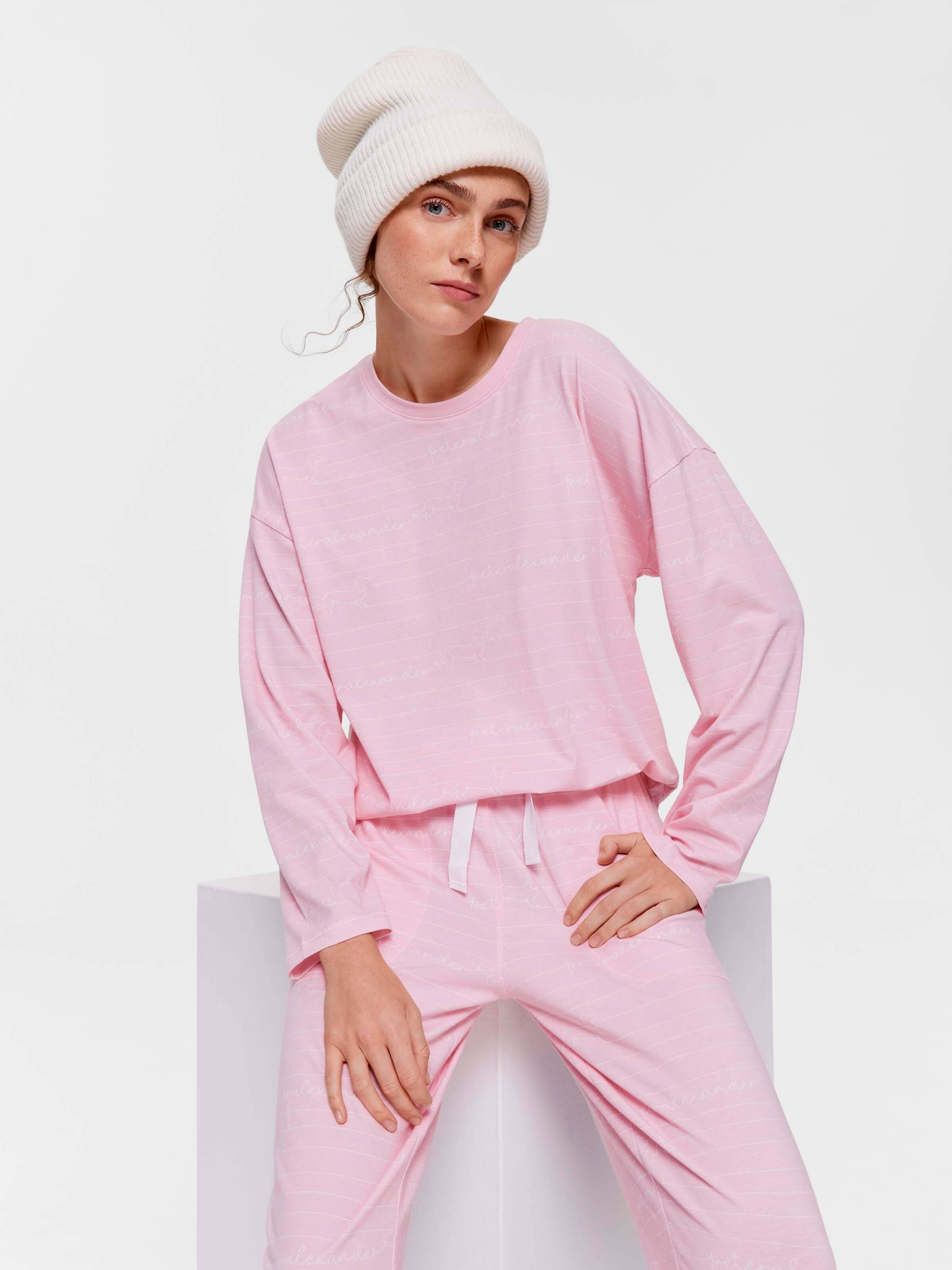Pink Script Pj Set
