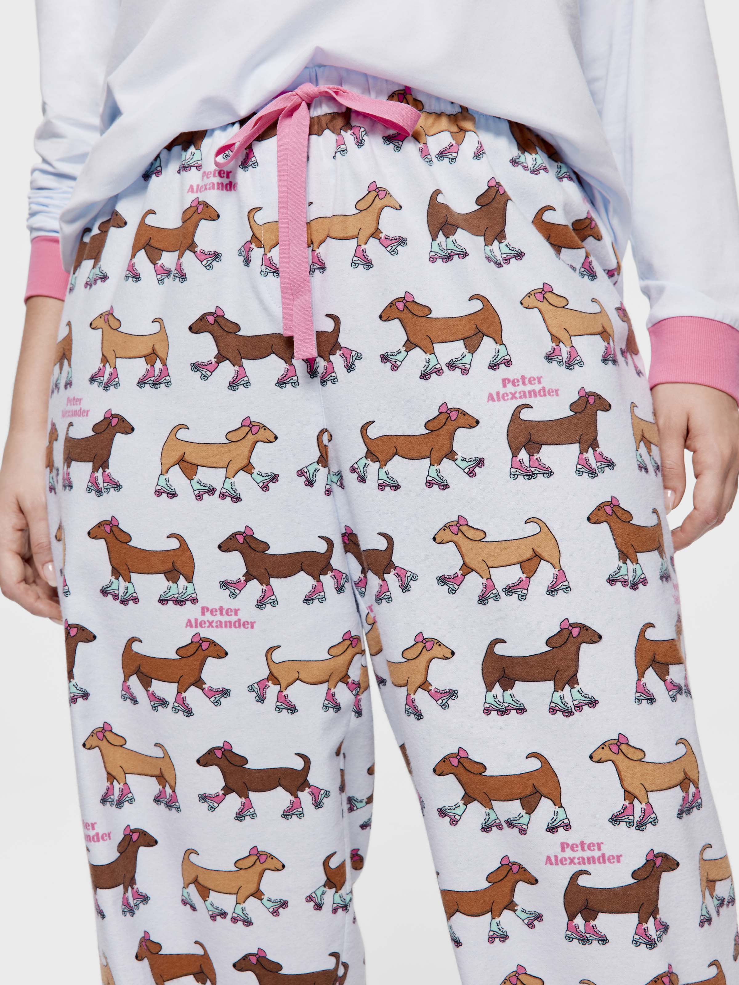 P.A. Plus Rollerskating 100% Cotton Flannelette Classic Pj Pant