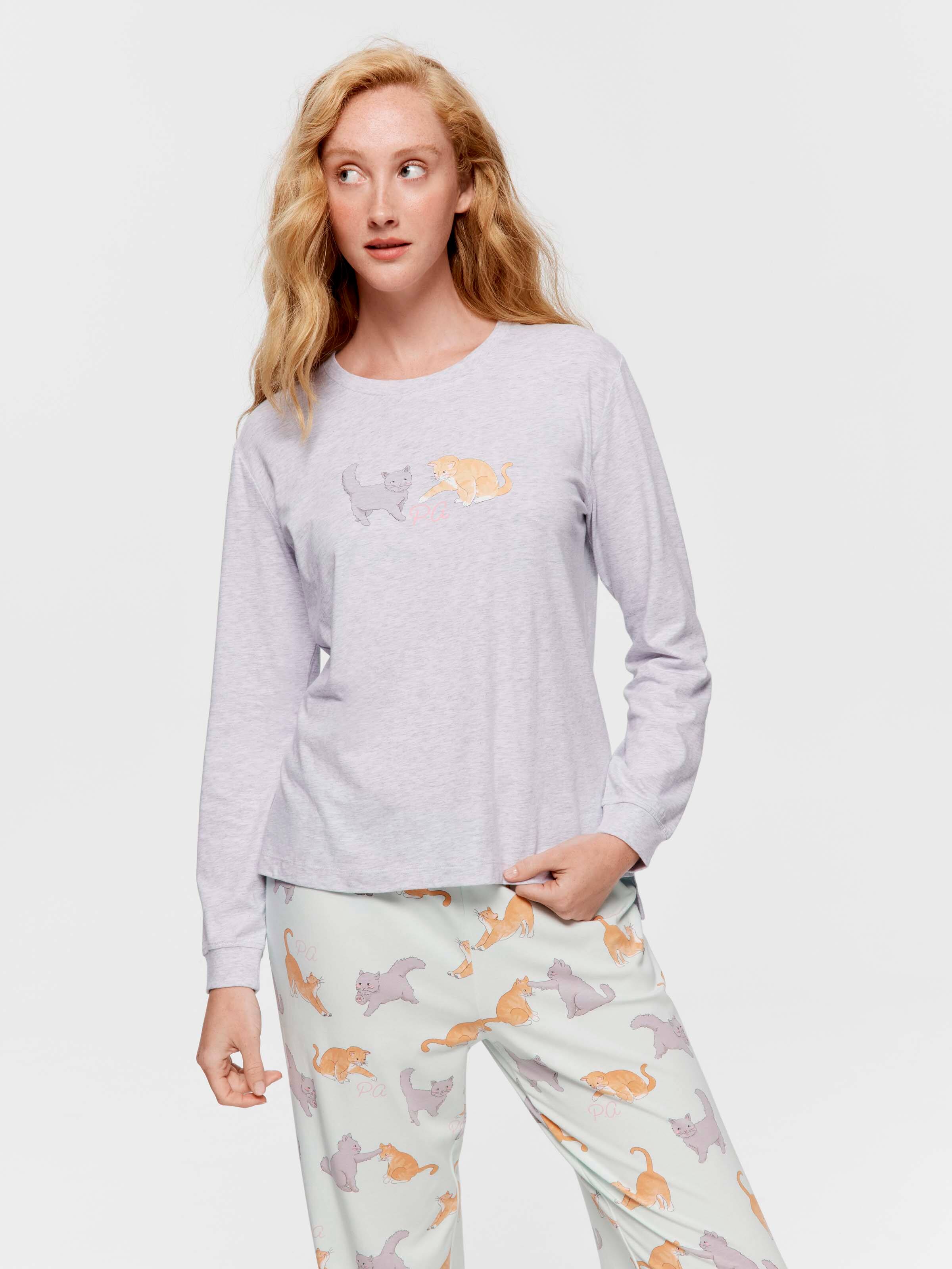 Grey Marle Cat Sweater