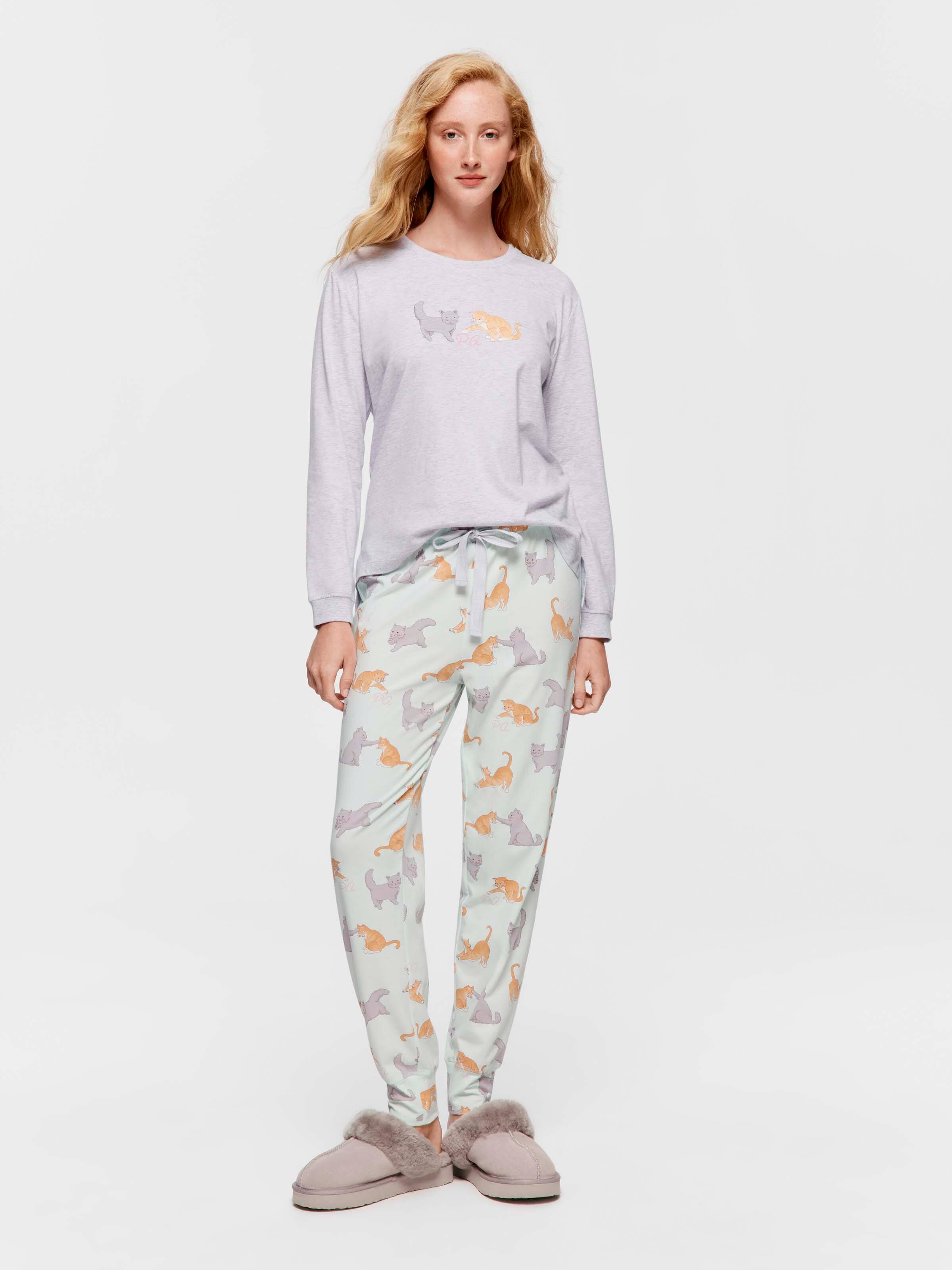 Green Cat Easy Pj Pant