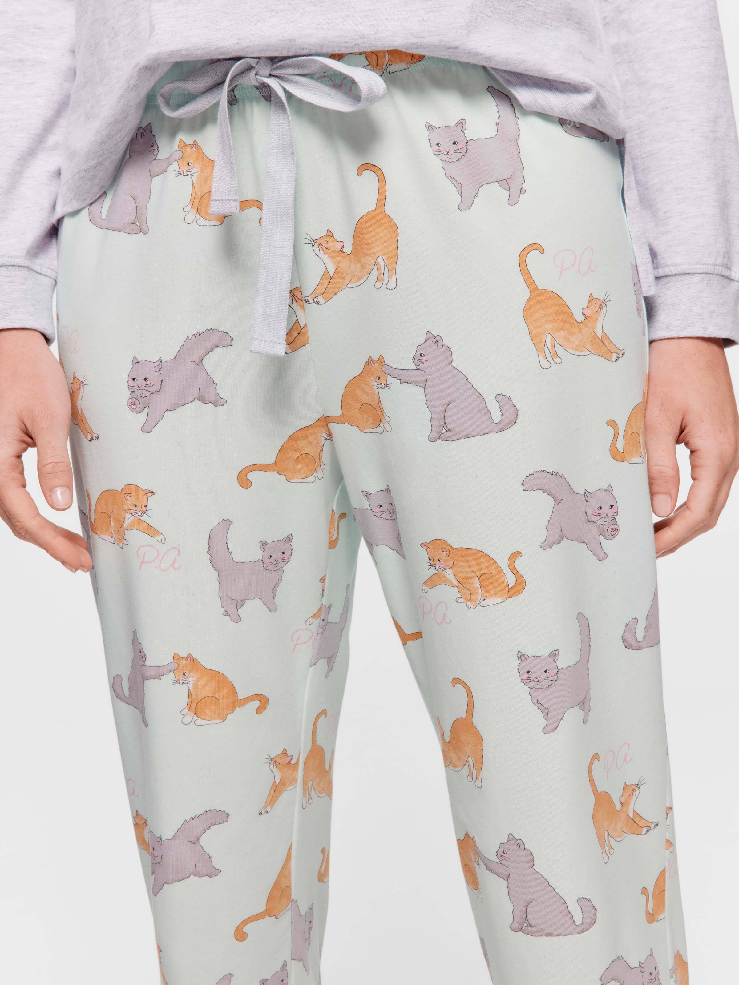 Green Cat Easy Pj Pant