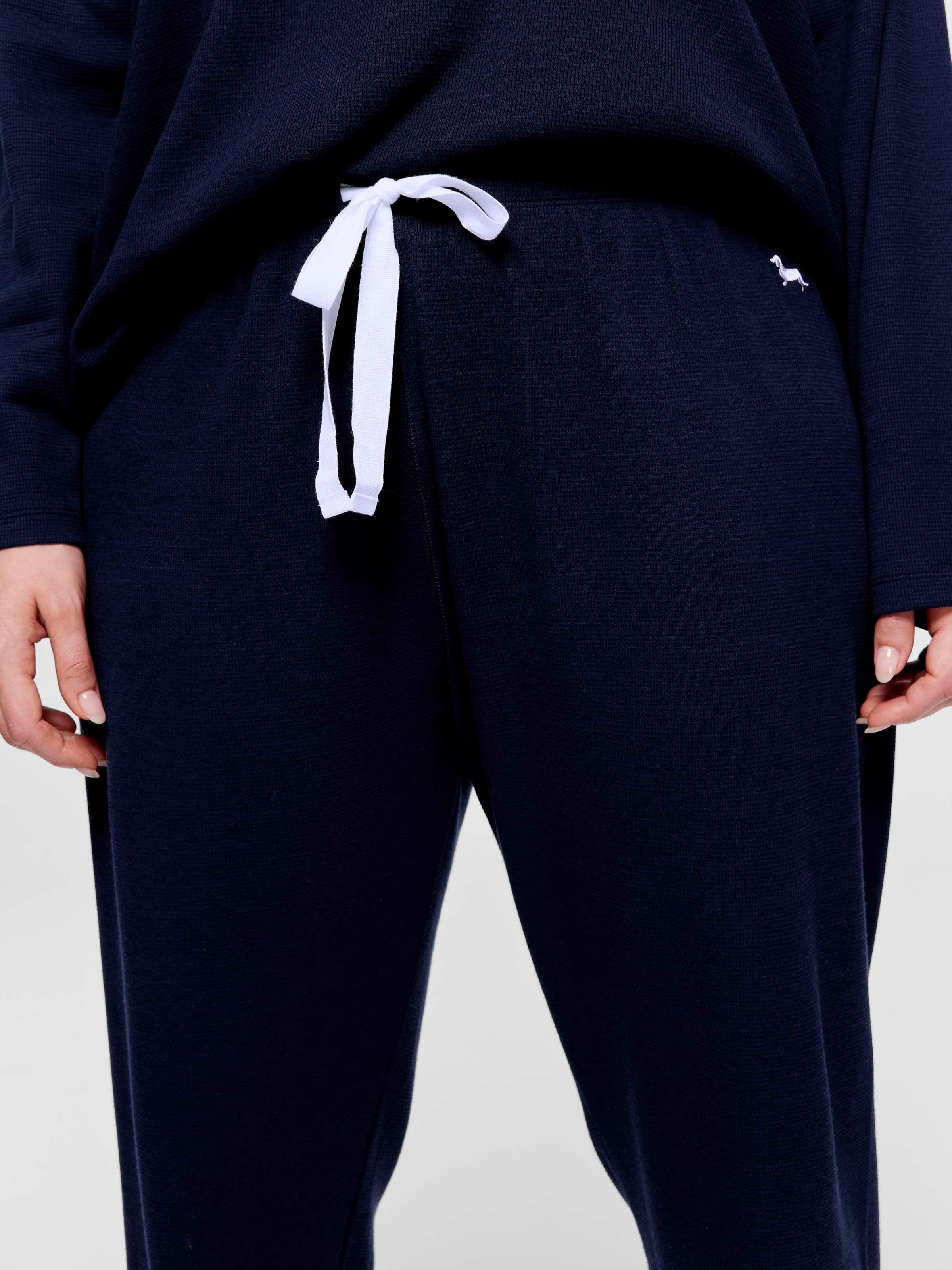 P.A. Plus Navy Waffle Easy Pj Pant