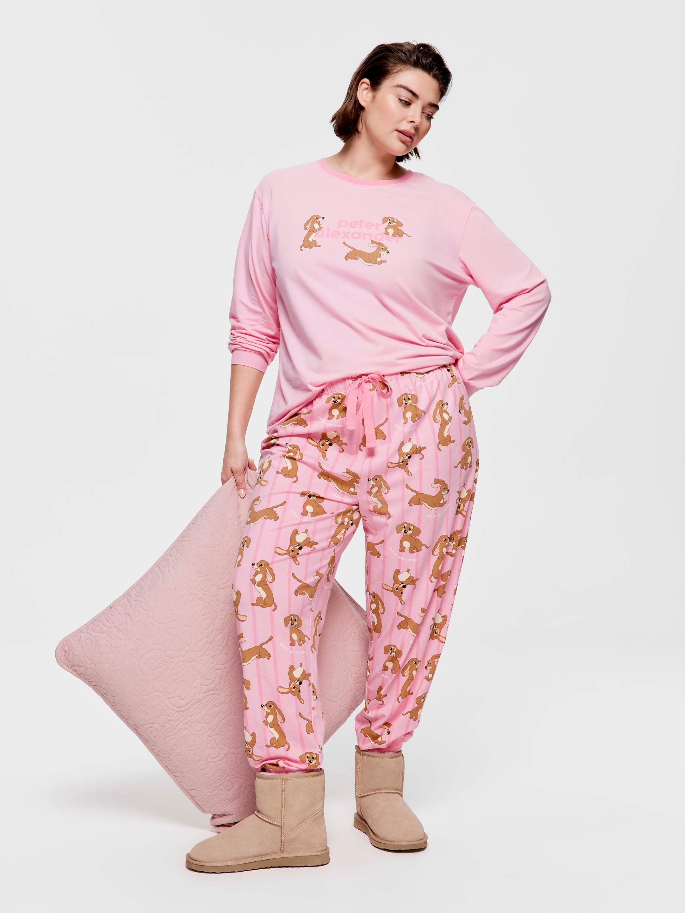 P.A. Plus Pink Playful Penny Easy Pj Pant