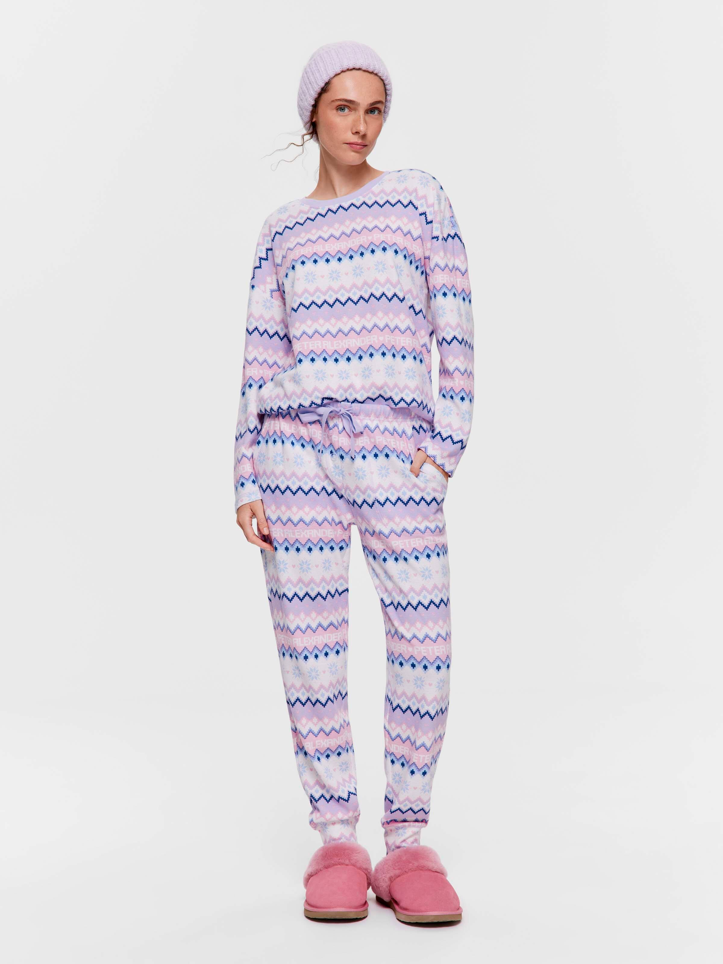 Winter Fair Isle Waffle Easy Pj Pant