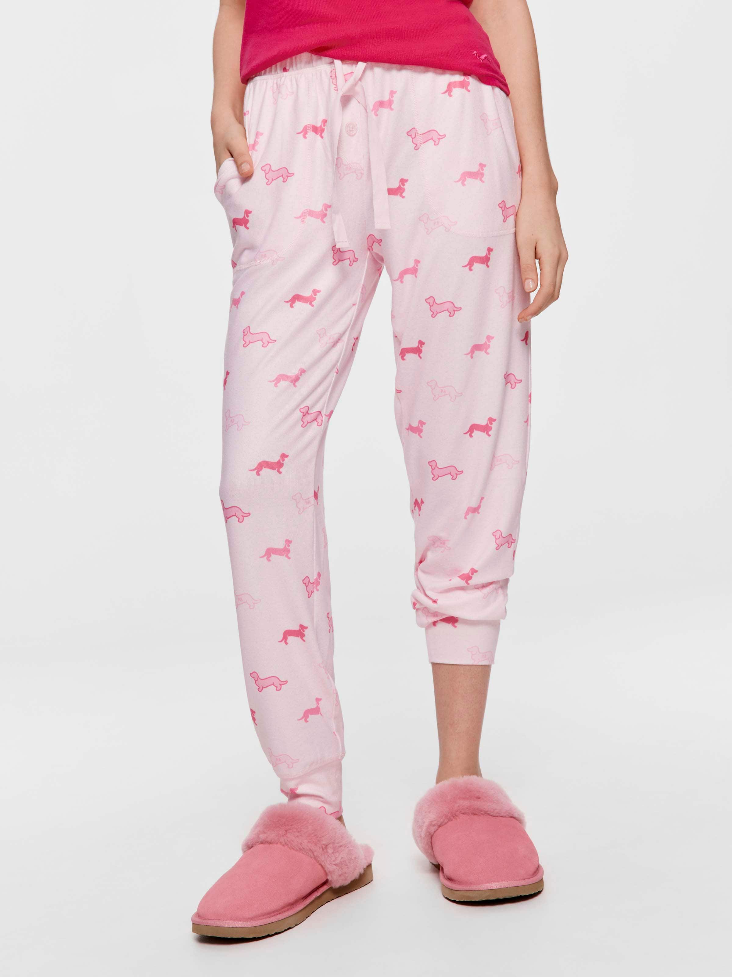 Pink Penny Plush Easy Pj Pant