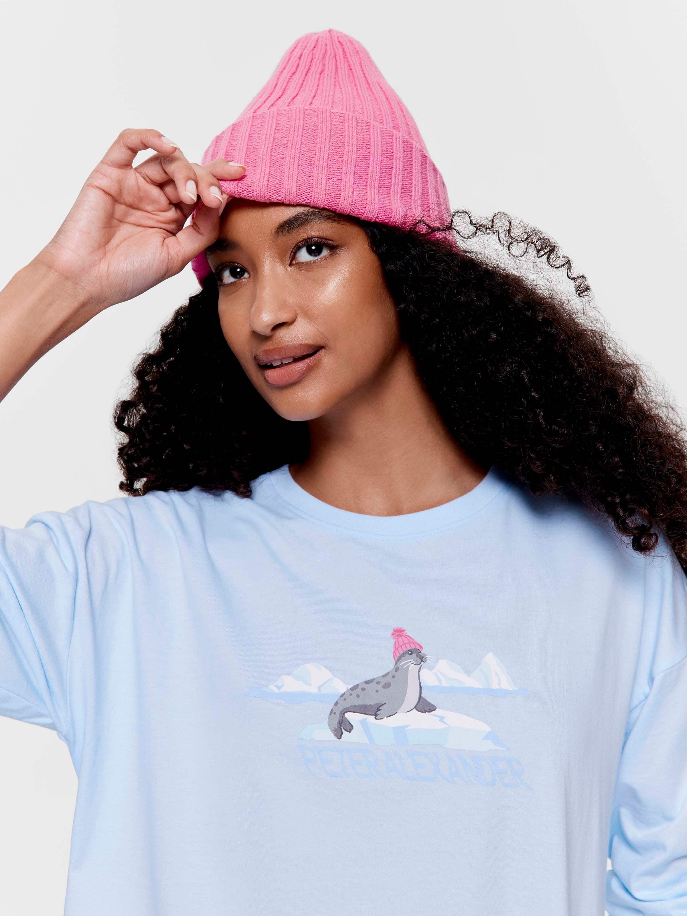 Seal 100% Cotton Oversized Long Sleeve Top