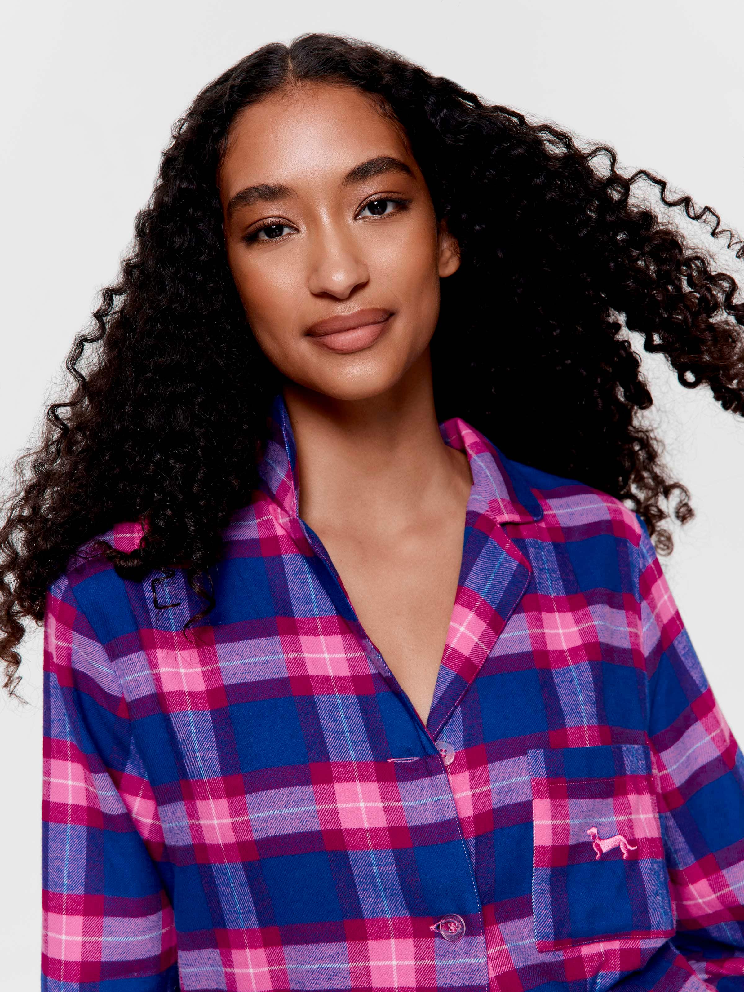 Winter Check 100% Cotton Flannelette Classic Pj Set