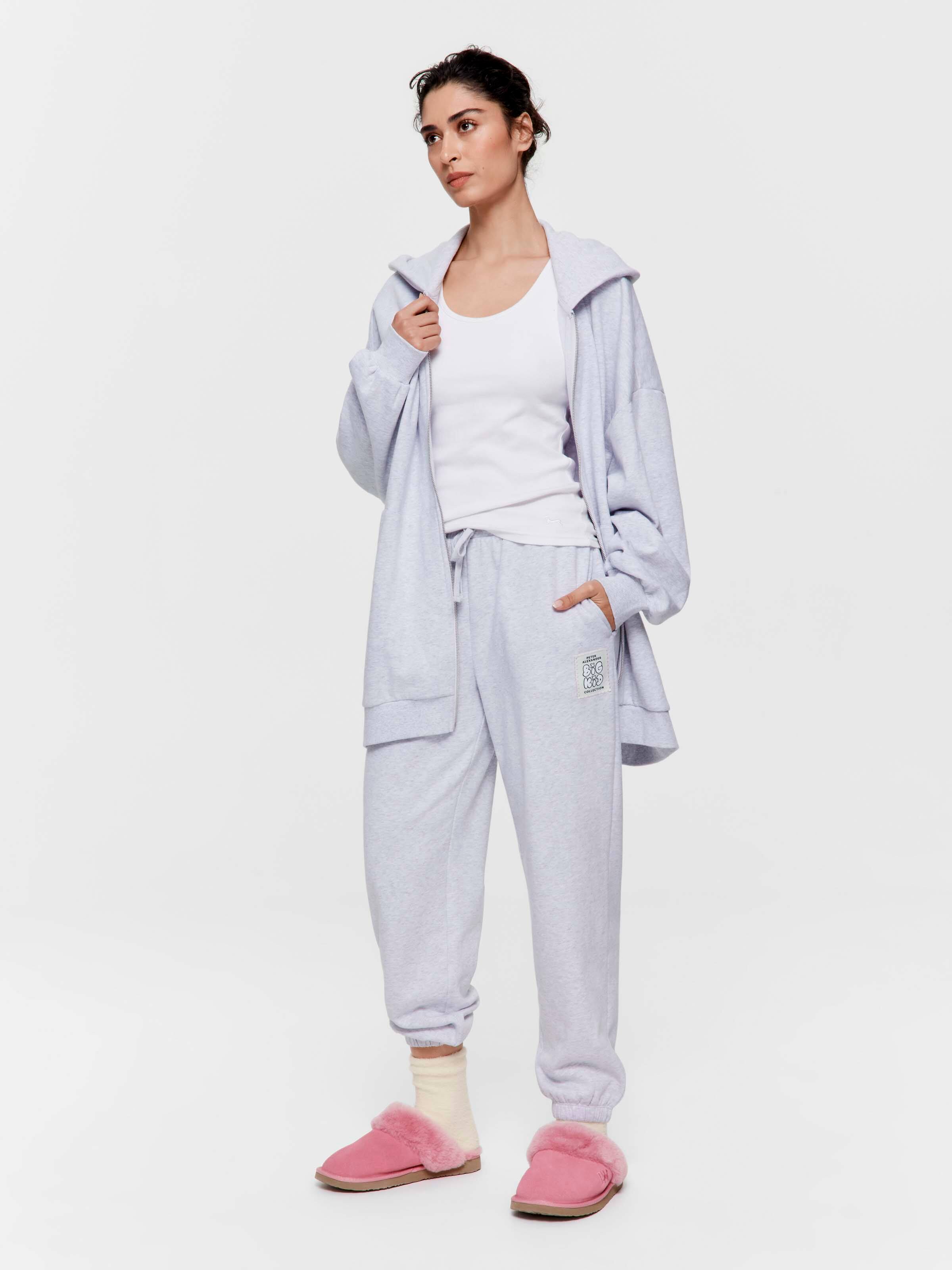 Big Kid Grey Fleece Track Pj Pant