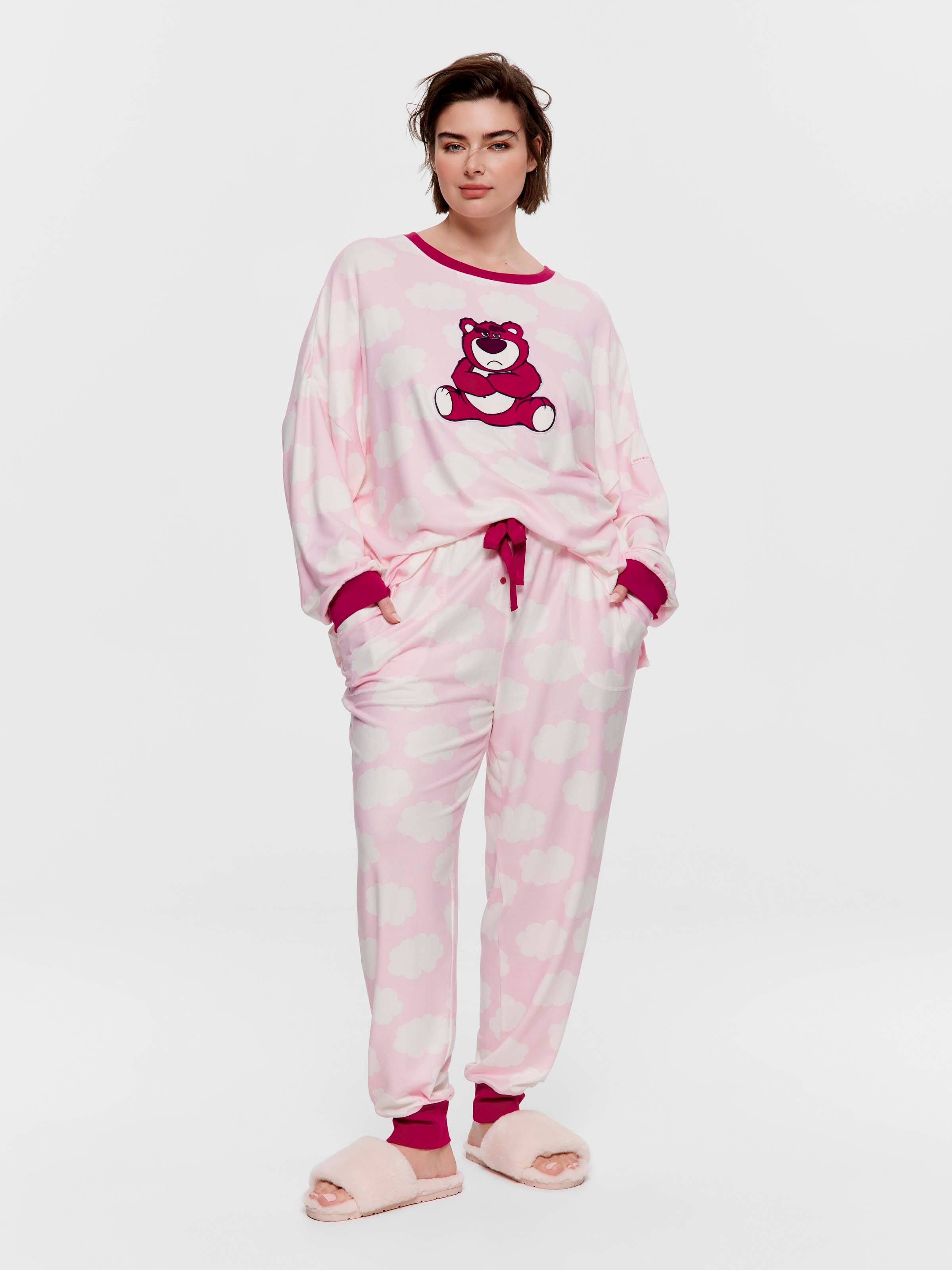 P.A. Plus Pink Cloud Plush Easy Pj Pant