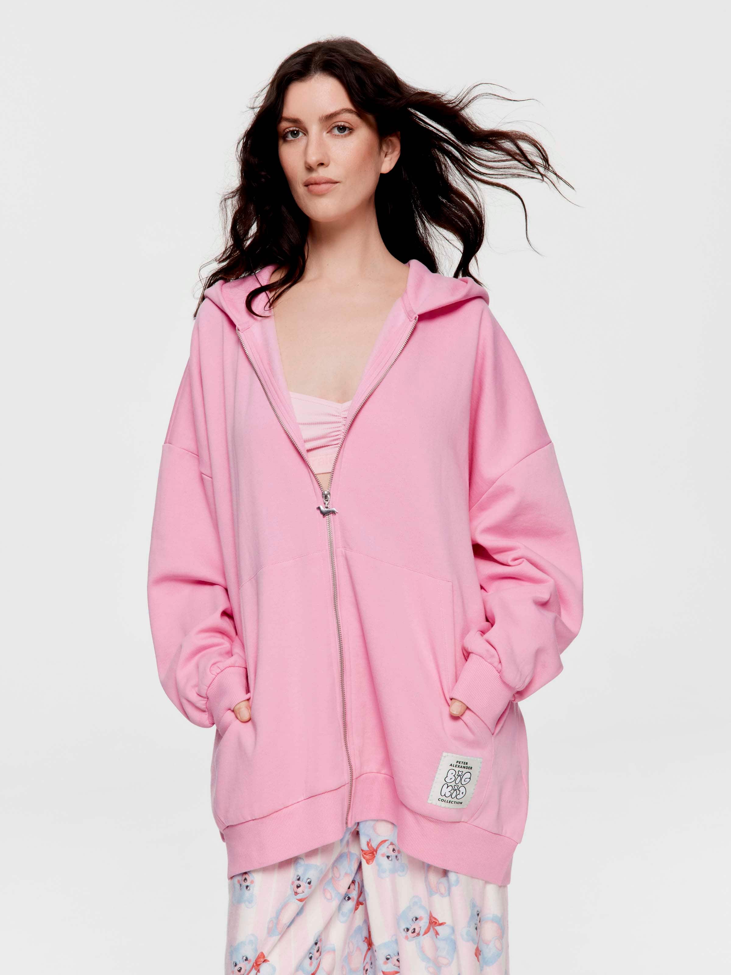 Big Kid Long Fleece Hoodie