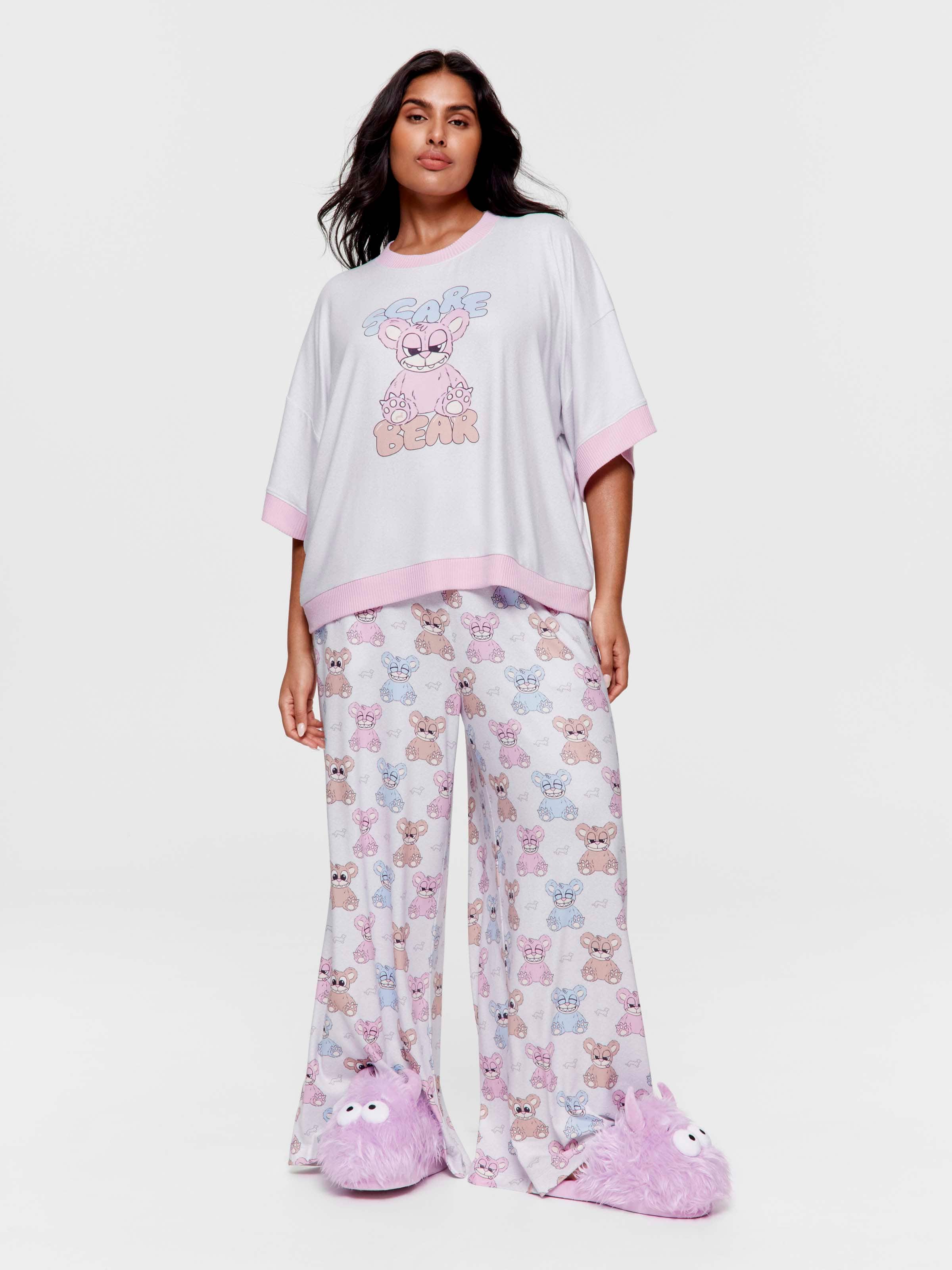 P.A. Plus Scare Bear Plush Oversized Tee