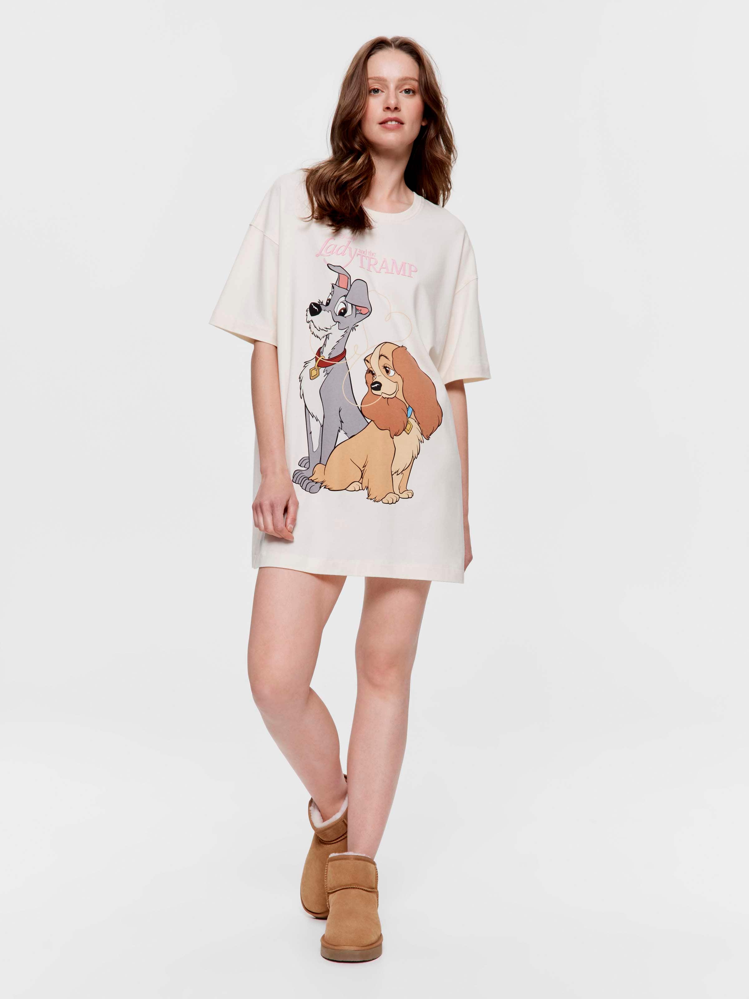 Lady And The Tramp Oversized Sleep Tee