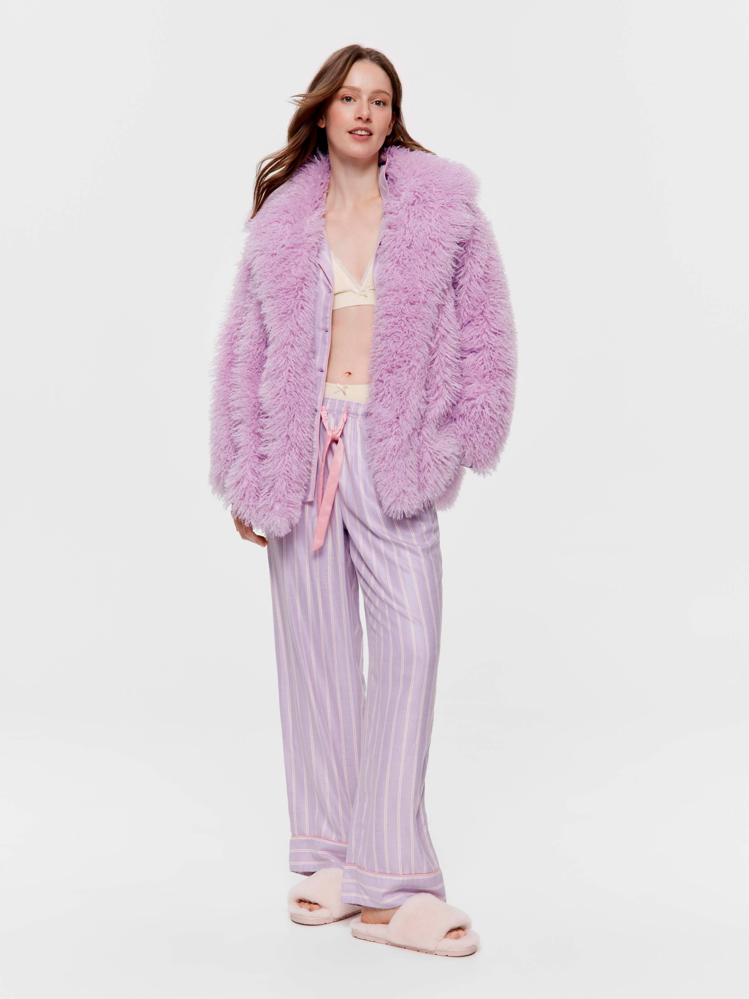 Lilac Fur Shrug