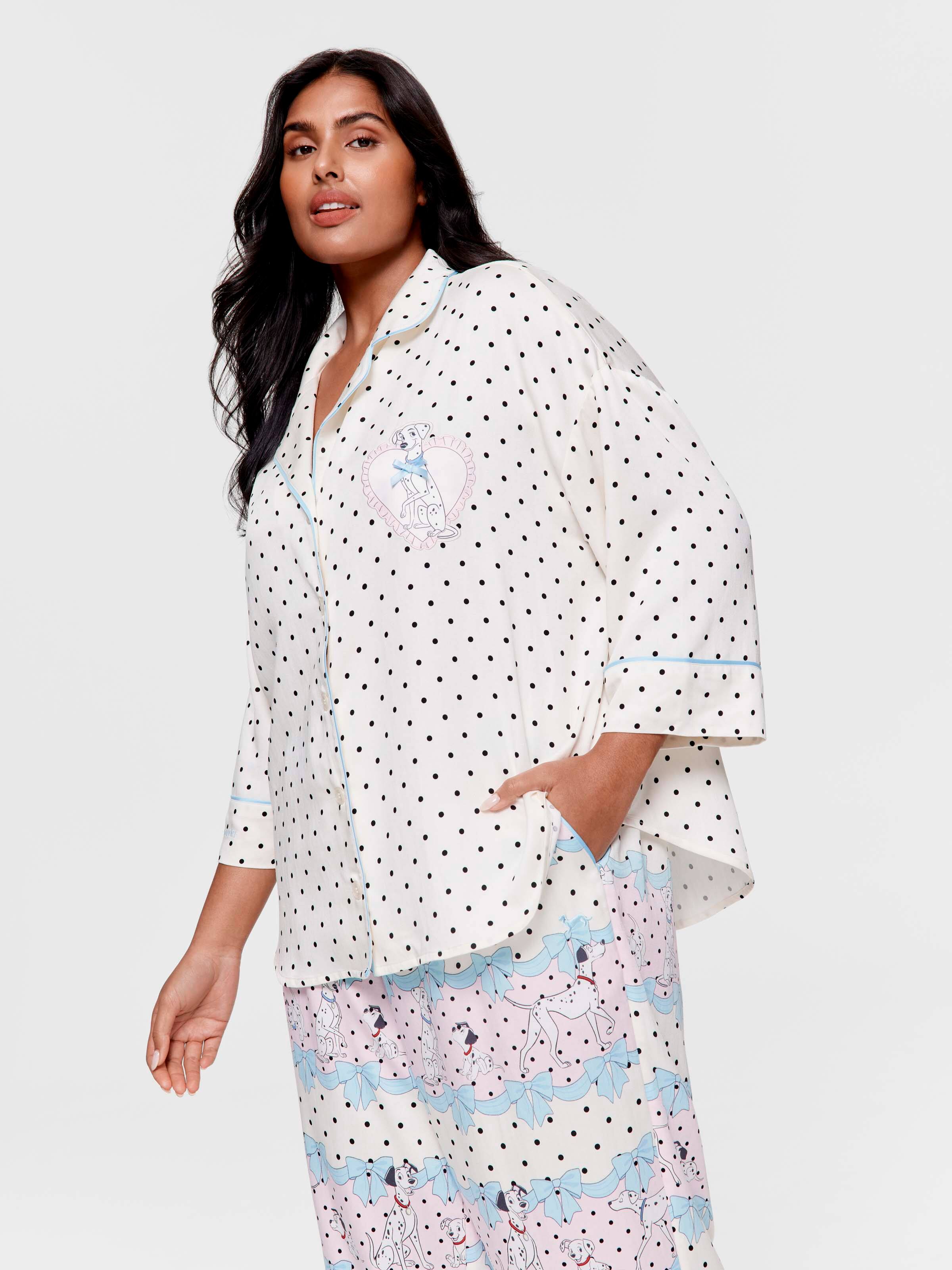 P.A. Plus 101 Dalmatians Long Sleeve Fashion Shirt
