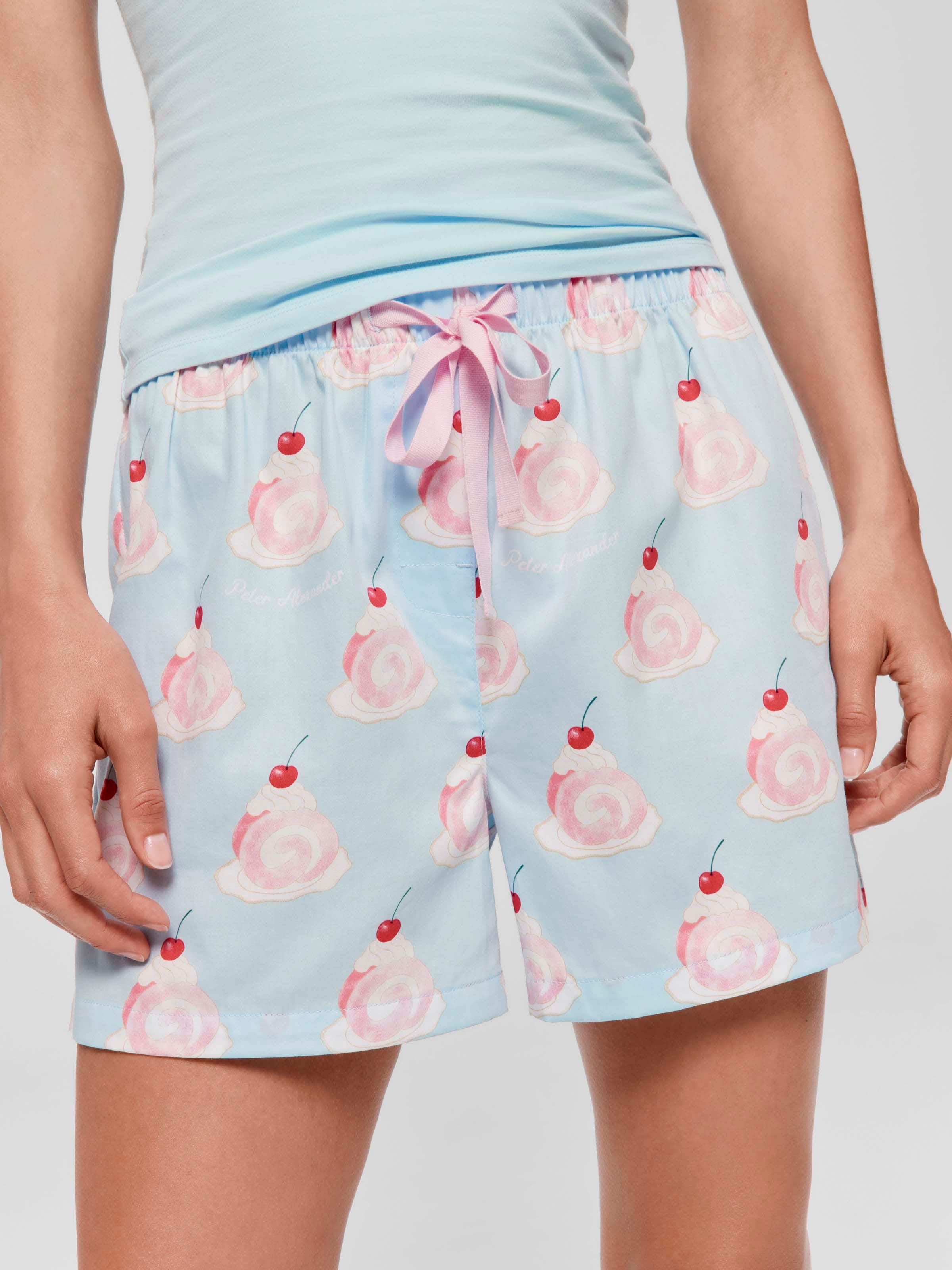 Swiss Roll 100% Cotton Mid Short