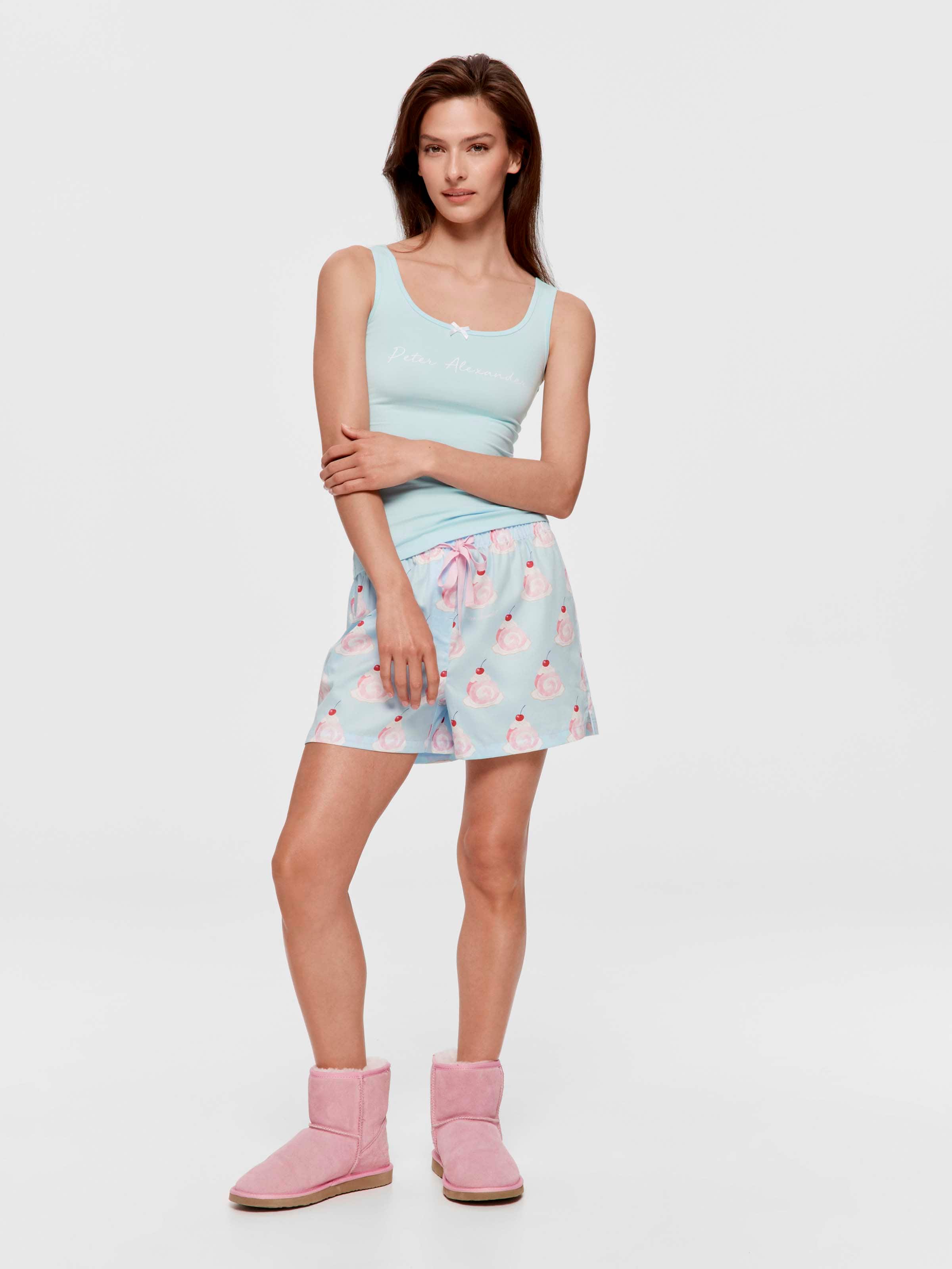Swiss Roll 100% Cotton Mid Short