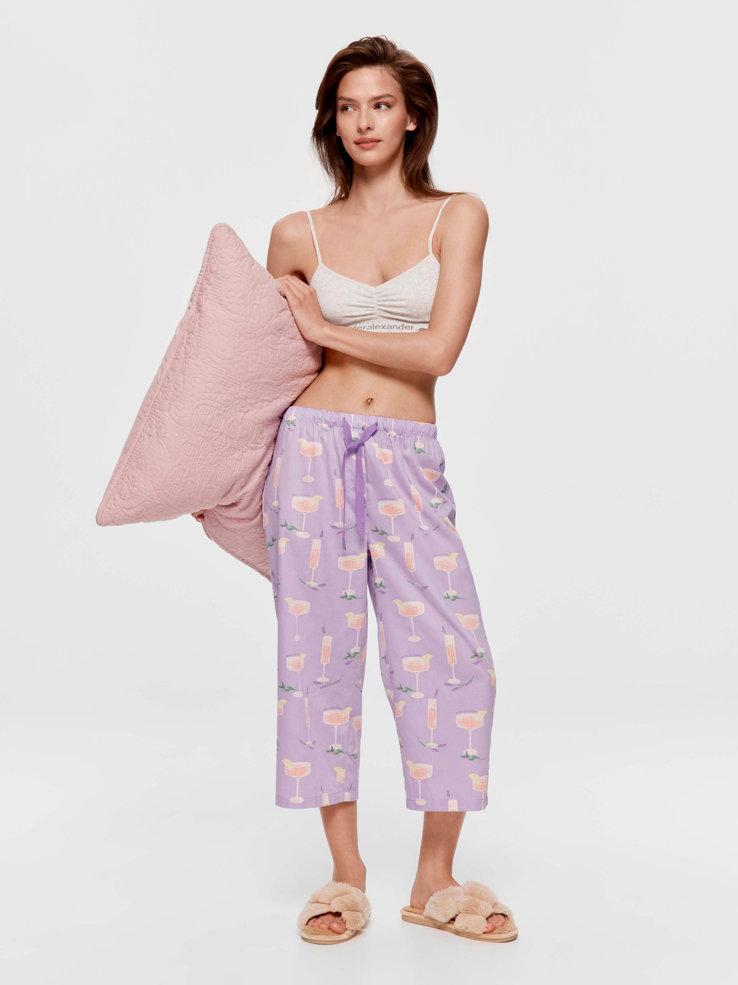 Cocktail 100% Cotton 3/4 Pj Pant