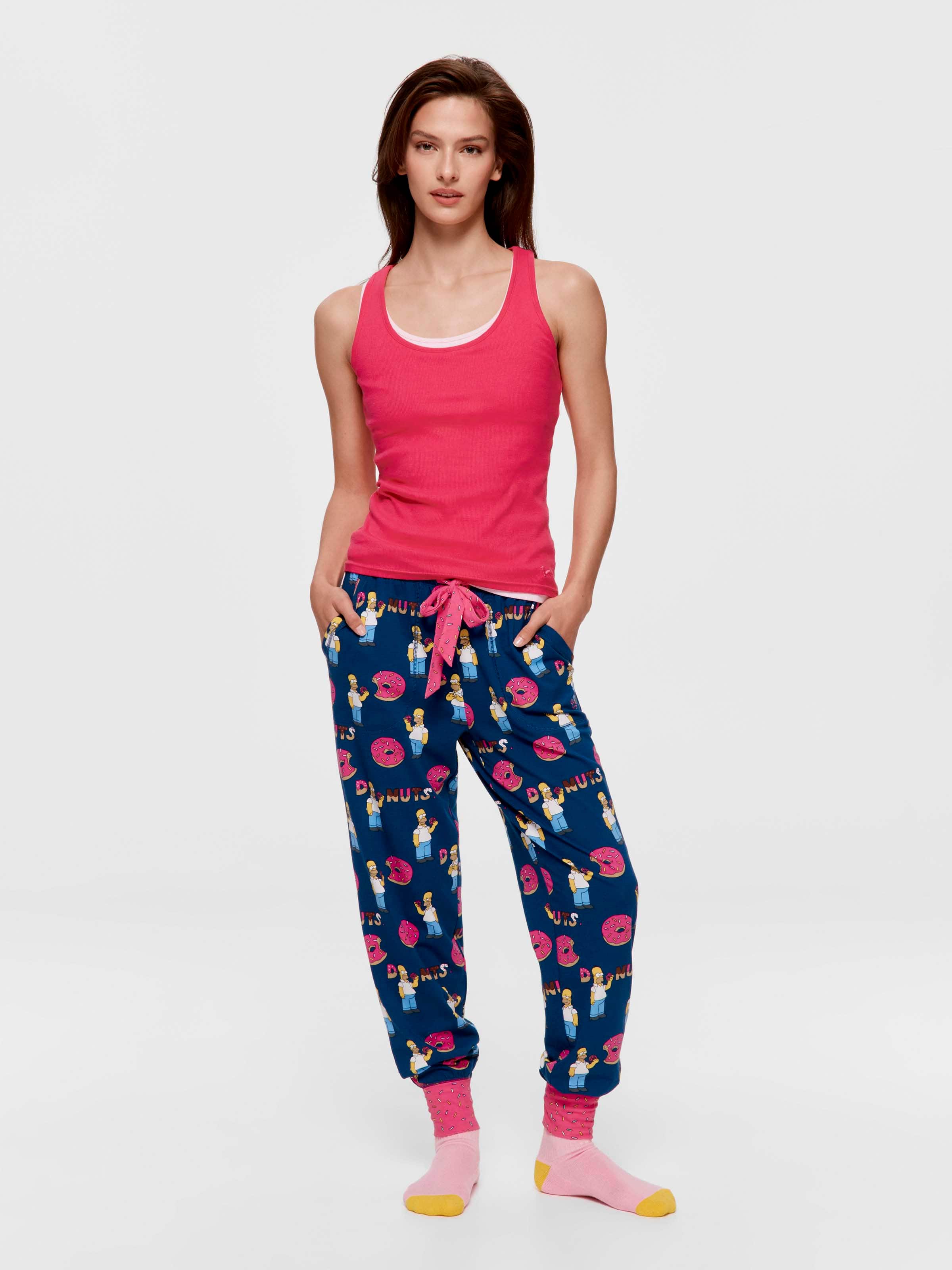 The Simpsons Homer Donut Easy Pj Pant