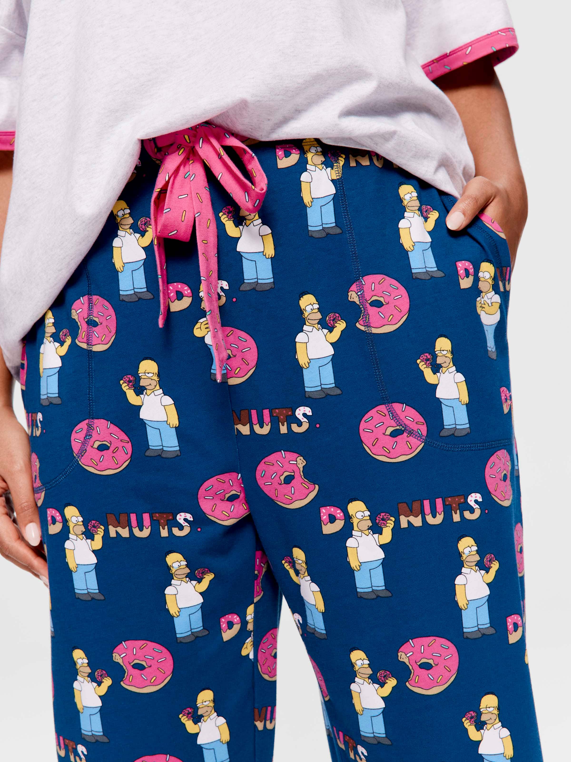 P.A. Plus The Simpsons Homer Donut Easy Pj Pant