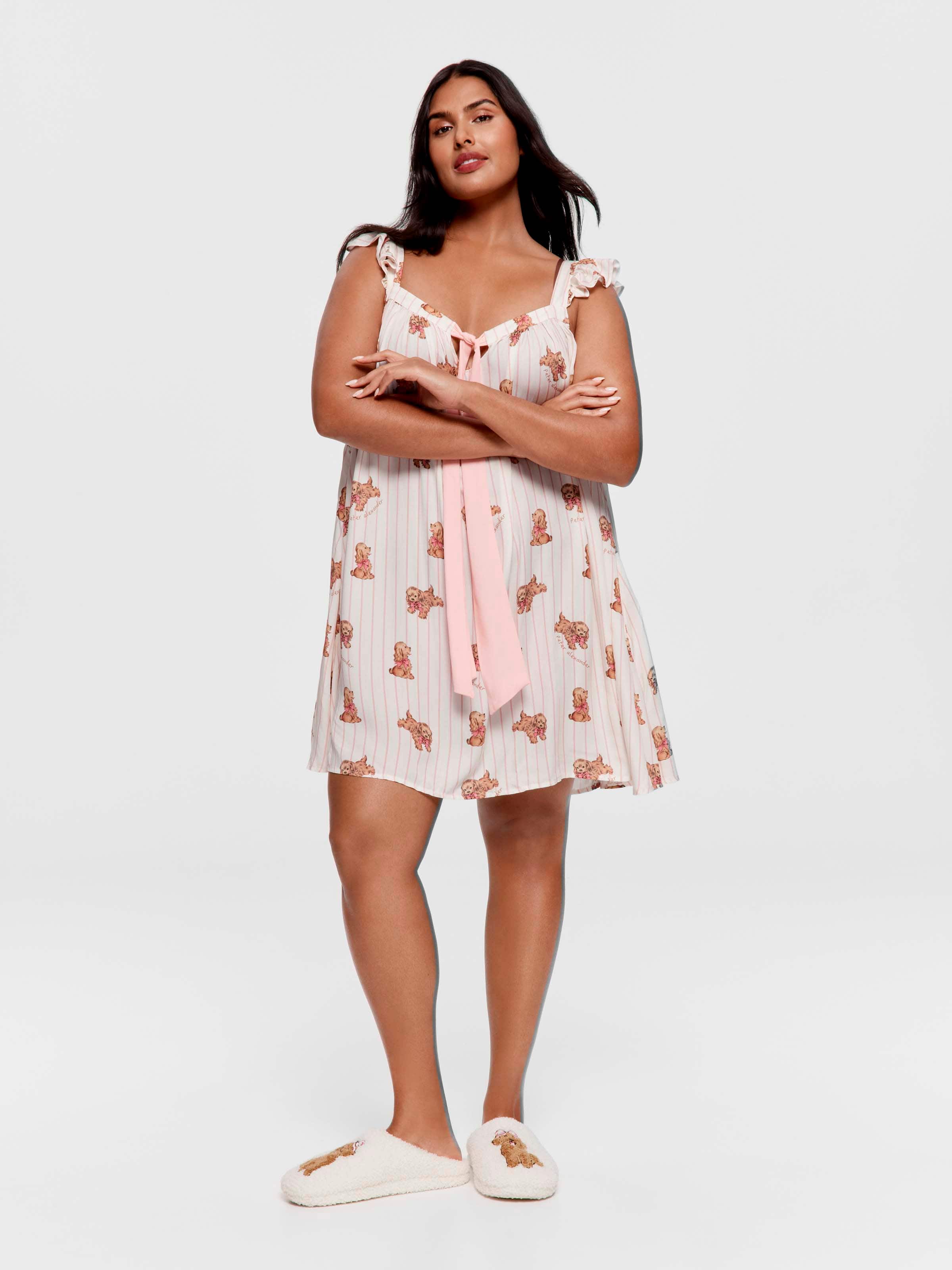 P.A. Plus Puppy Frill Fashion Nightie