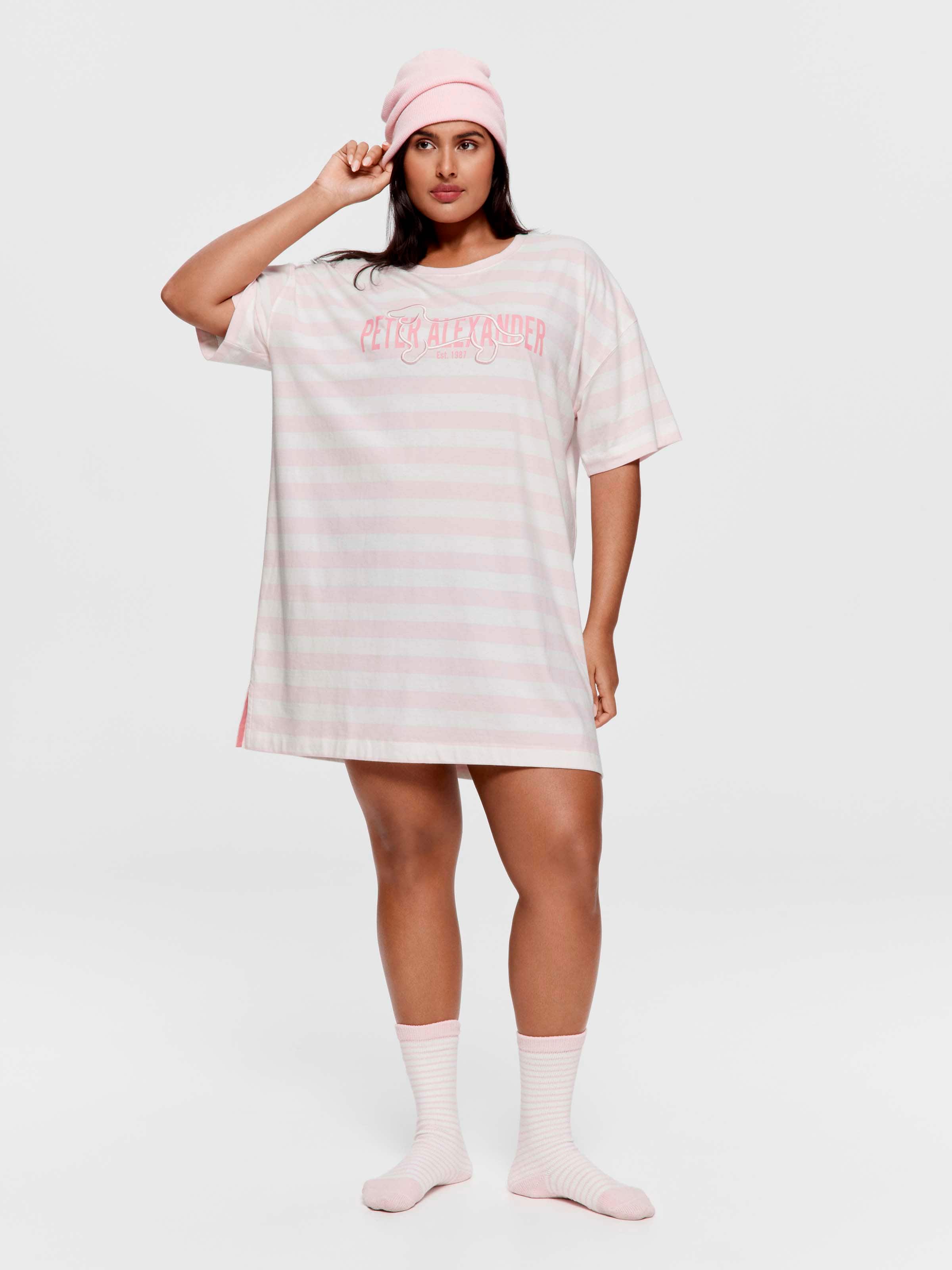 P.A. Plus Penny Stripe Heritage 100% Cotton Sleep Tee