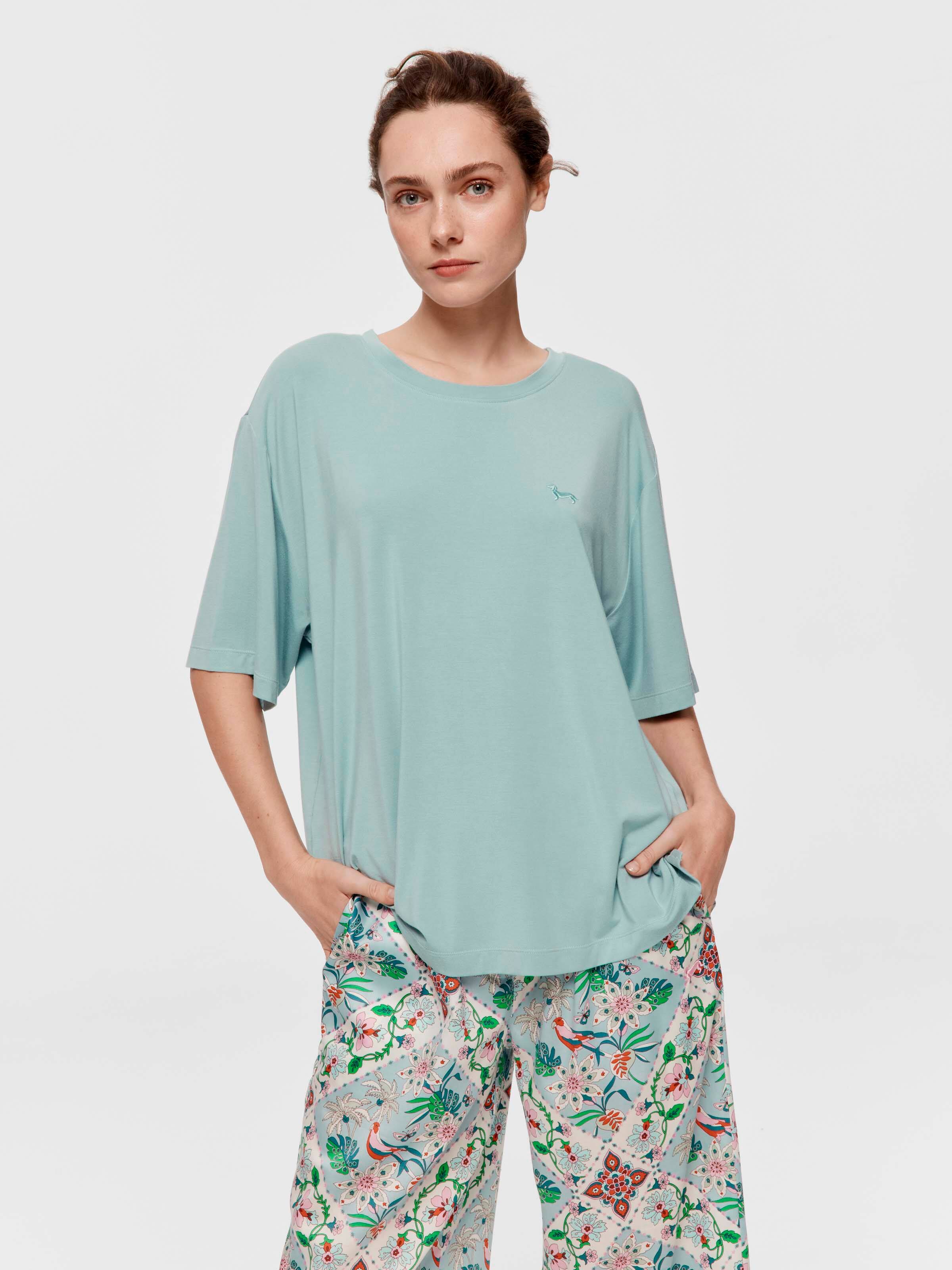 Sage Drape Boyfriend Tee