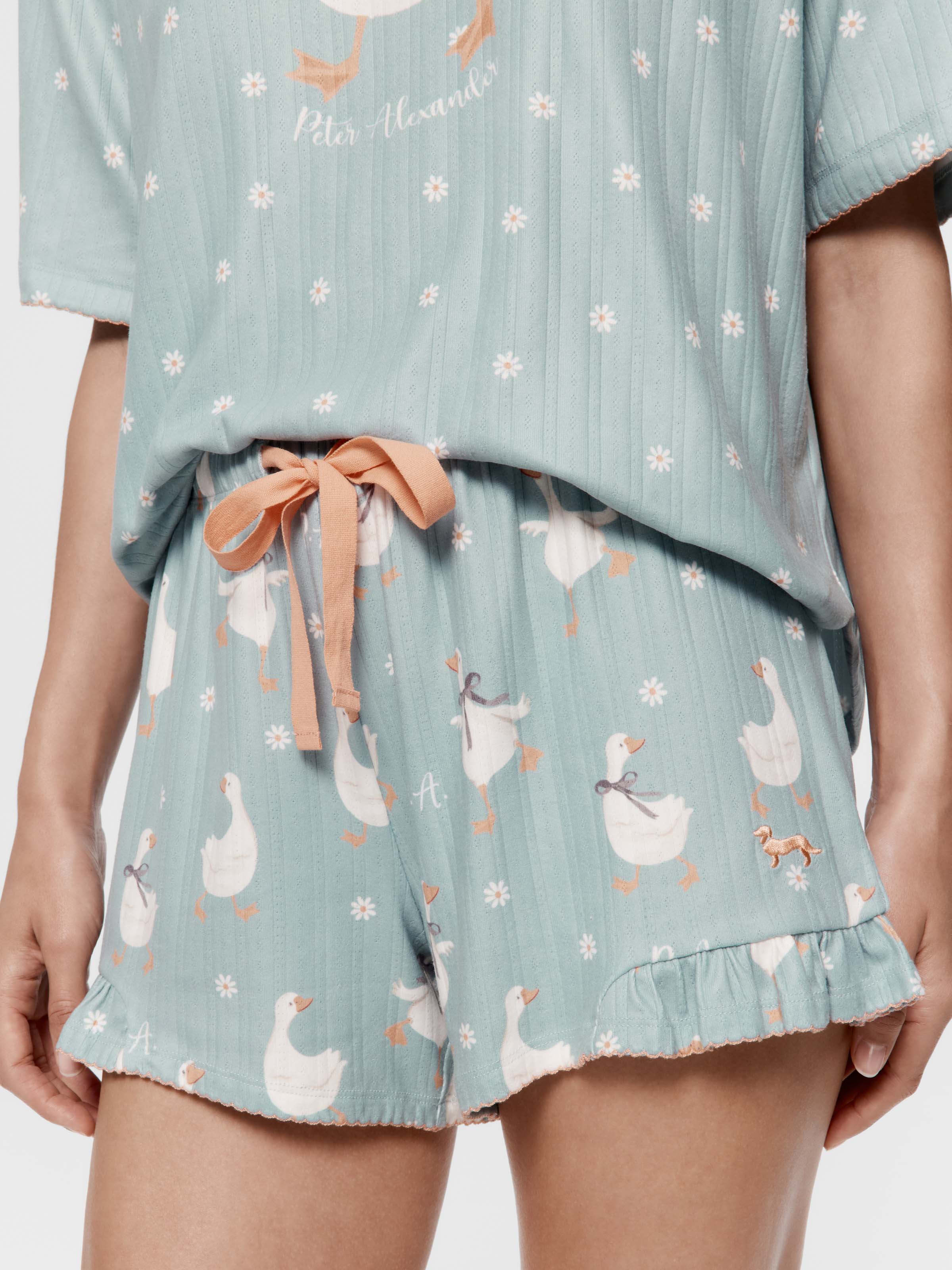Silly Goose Pointelle Mini Frill Short