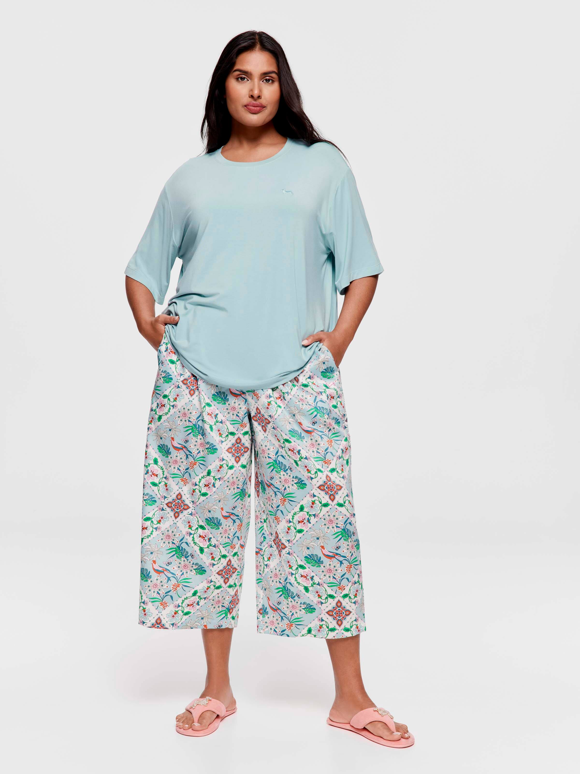 P.A. Plus Sage Drape Boyfriend Tee