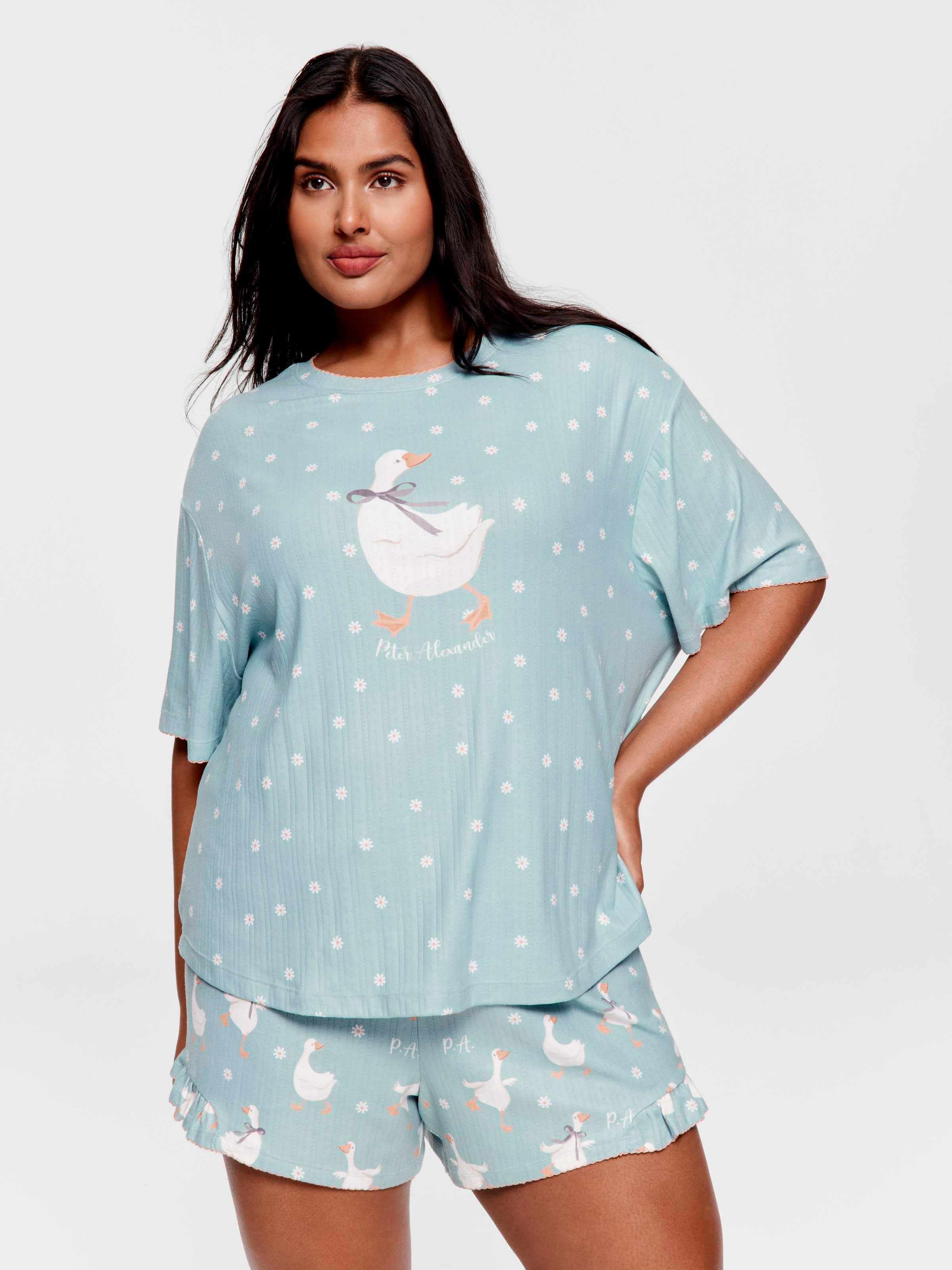P.A. Plus Silly Goose Pointelle Oversized Tee
