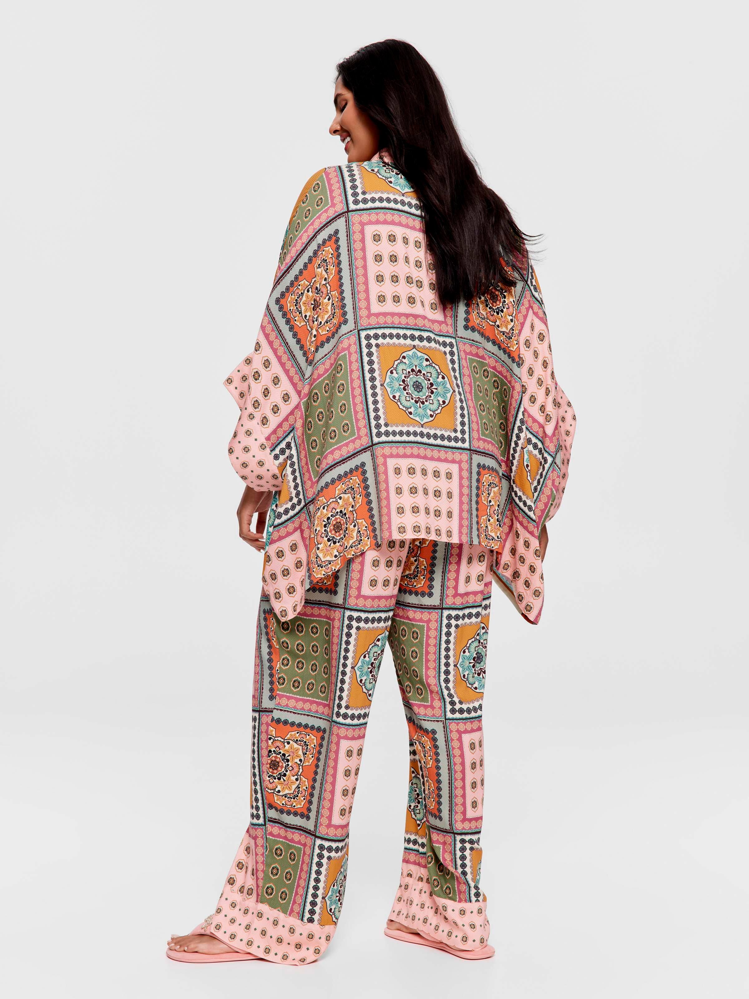 P.A. Plus Fashion Tile Oversized Shirt