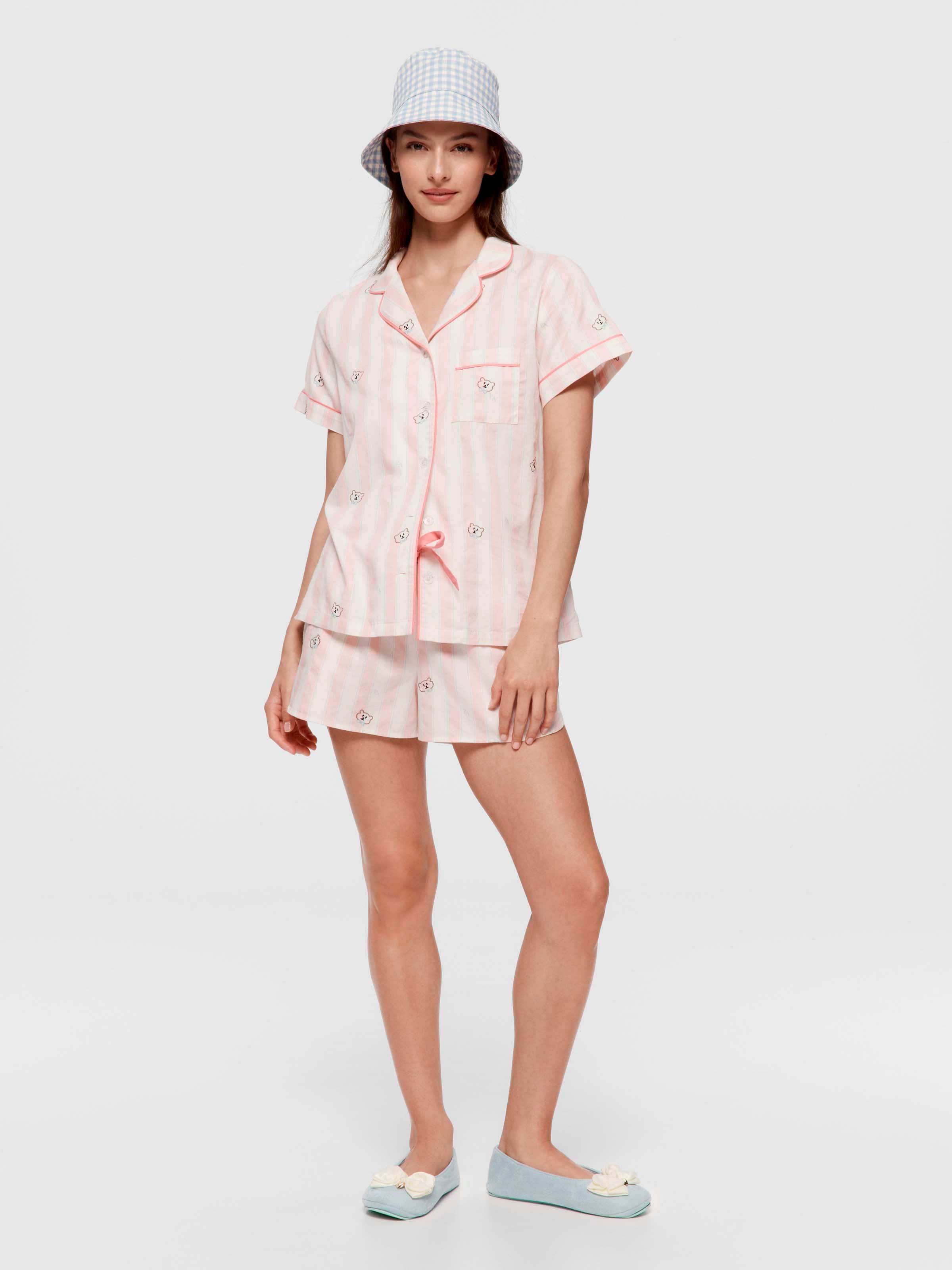 Vintage Bear 100% Cotton Mid Short