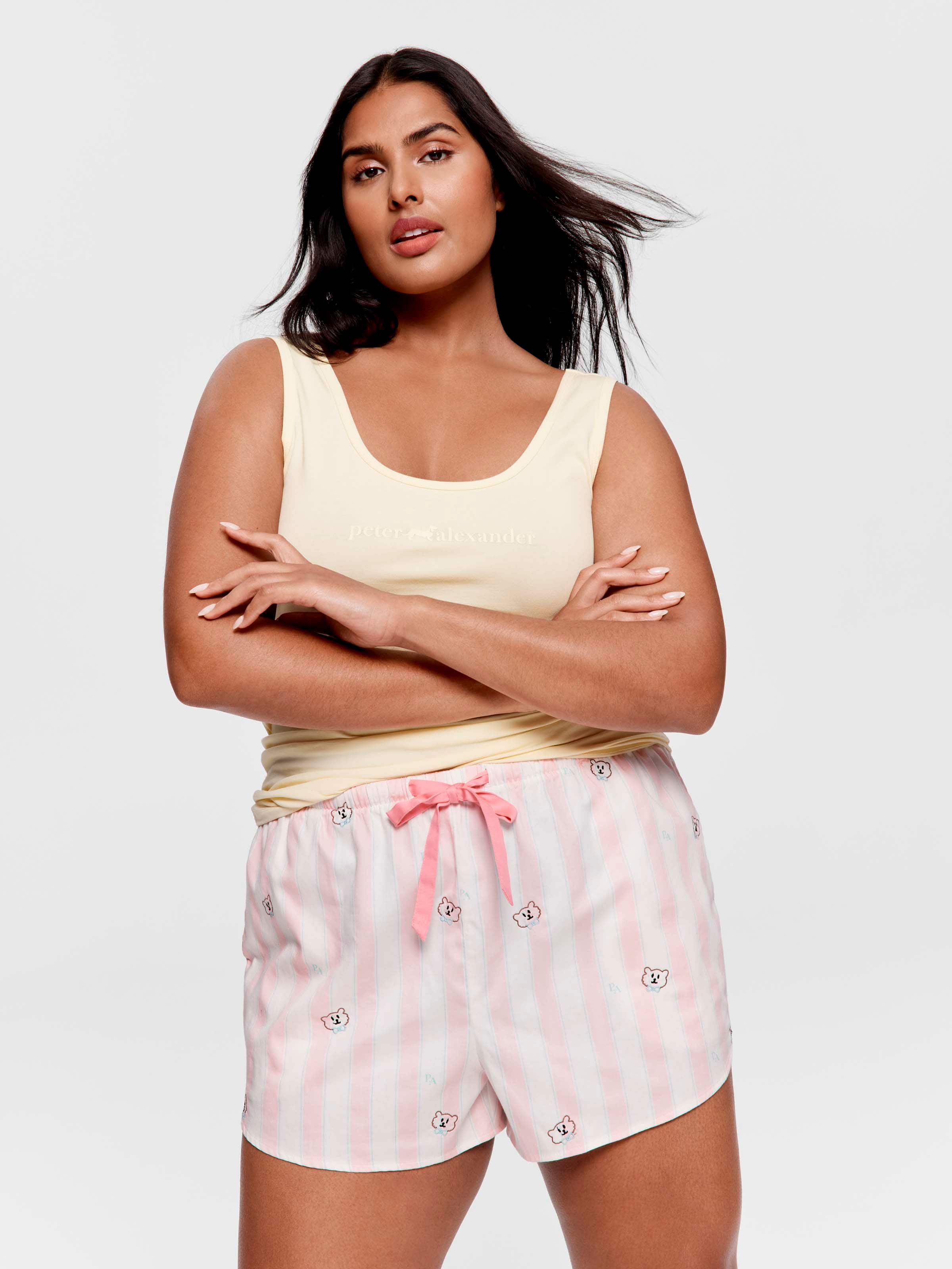 P.A. Plus Vintage Bear 100% Cotton Mid Short
