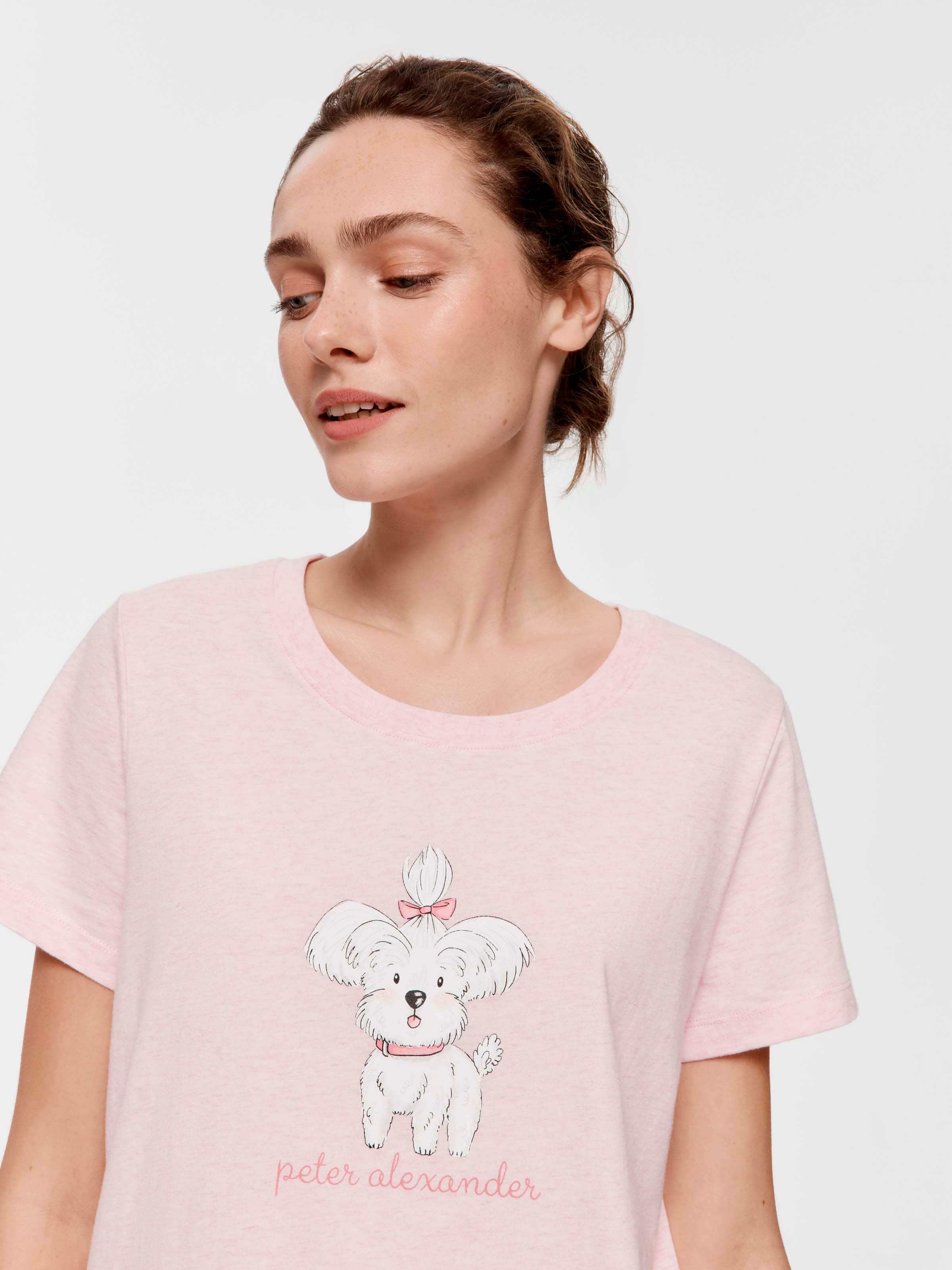 Cute Dog 100% Cotton Boyfriend Tee